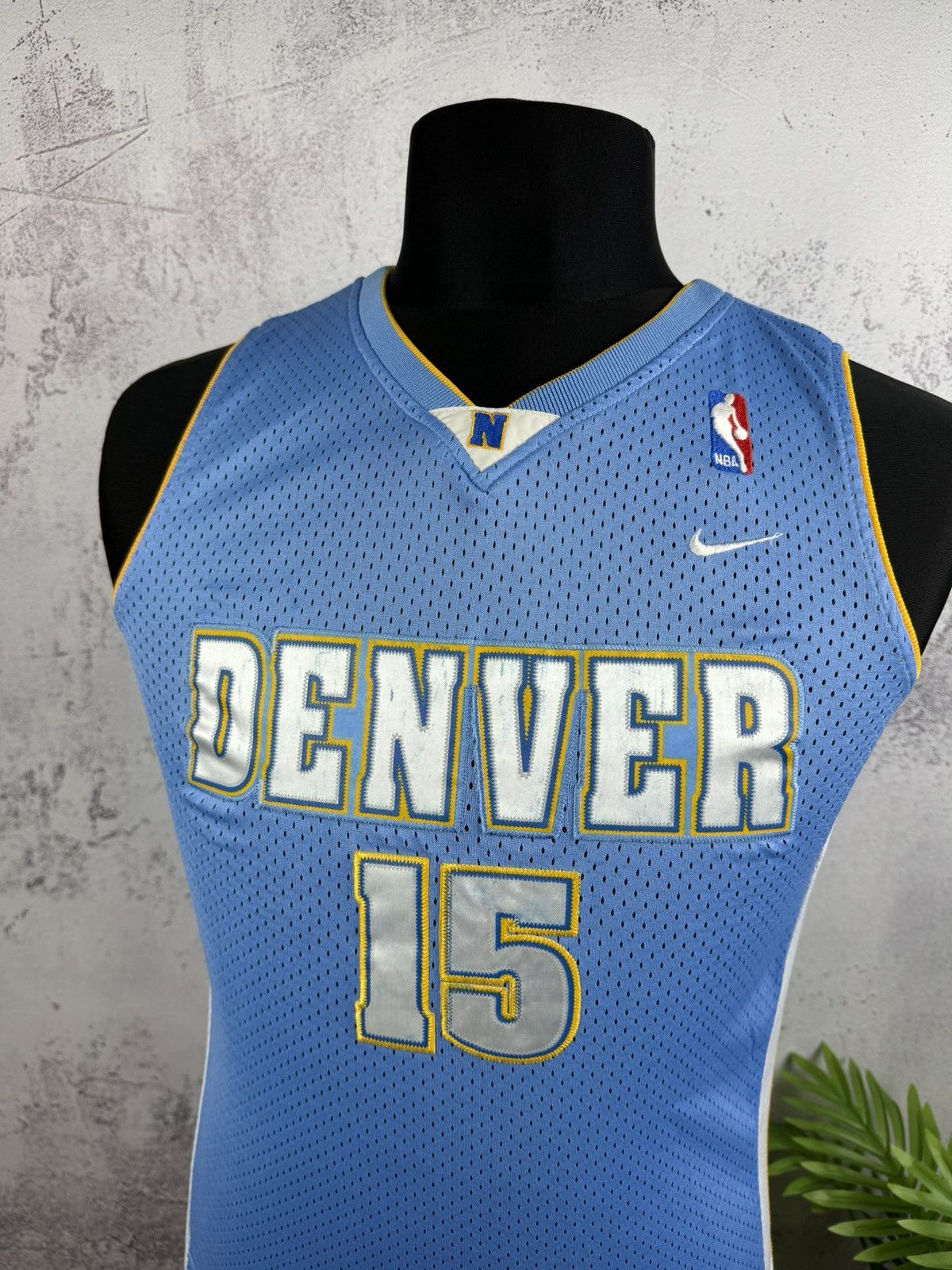 NBA Y2K 2001 TEAM NIKE CARMELO ANTHONY DENVER 15 JERSEY Size US S / EU 44-46 / 1 - 2 Thumbnail