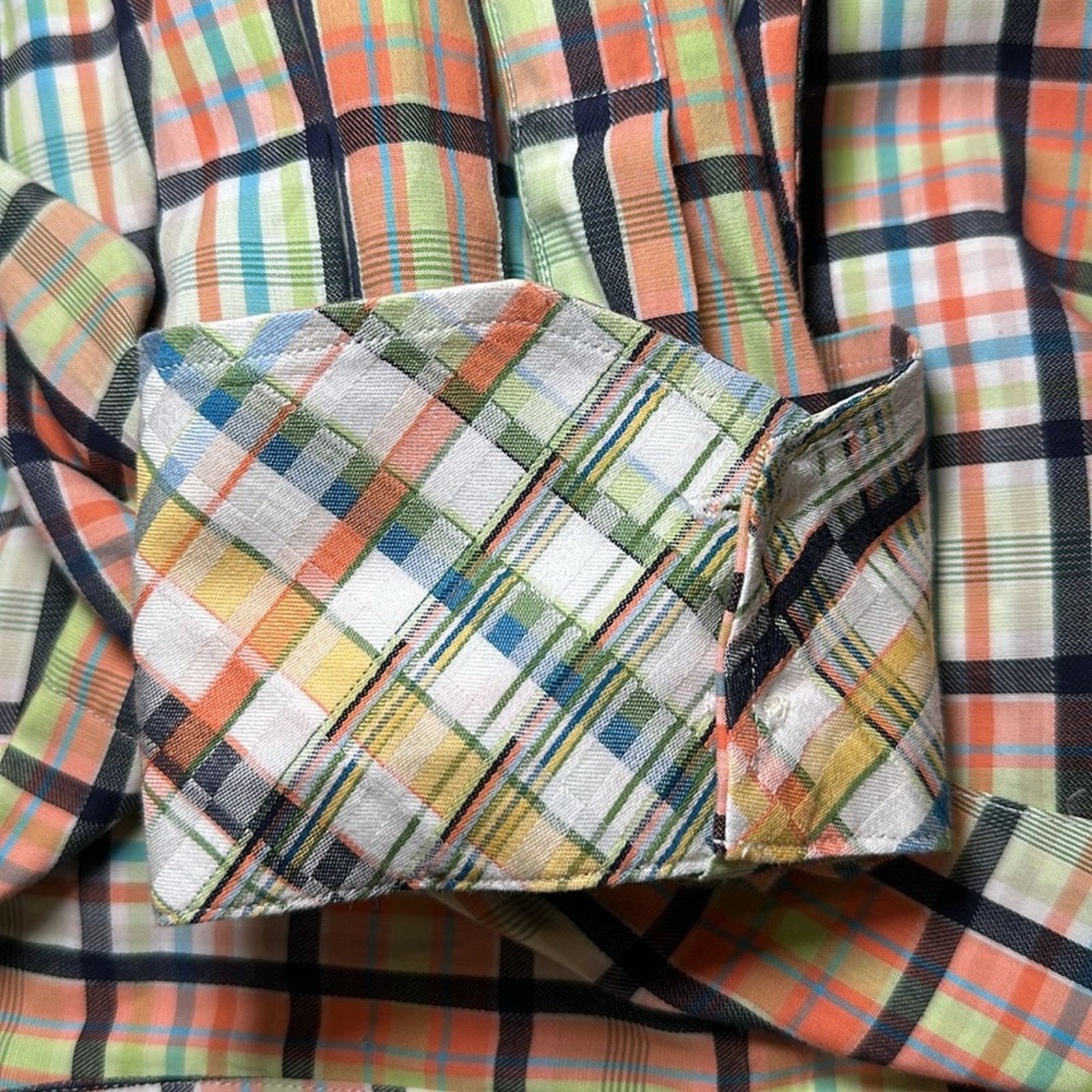 Thomas Dean Thomas Dean Pima Cotton Long Sleeve Button Down - XL Size US XL / EU 56 / 4 - 7 Thumbnail