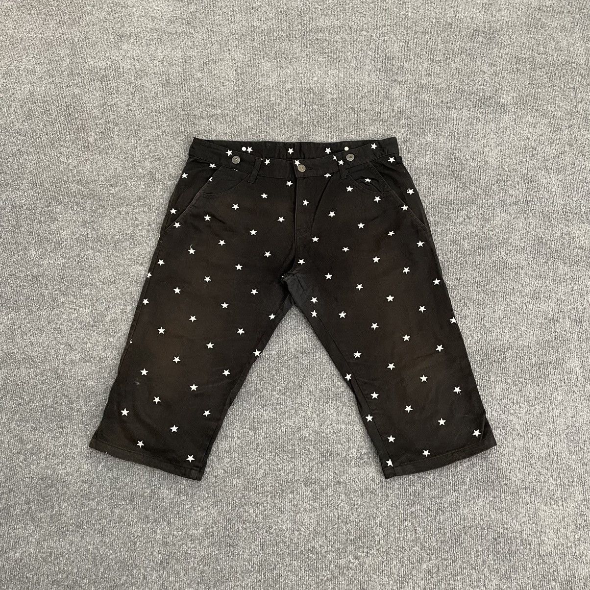 PPFM PPFM Cropped Pants Star Embroidery Size US 35 - 1 Thumbnail