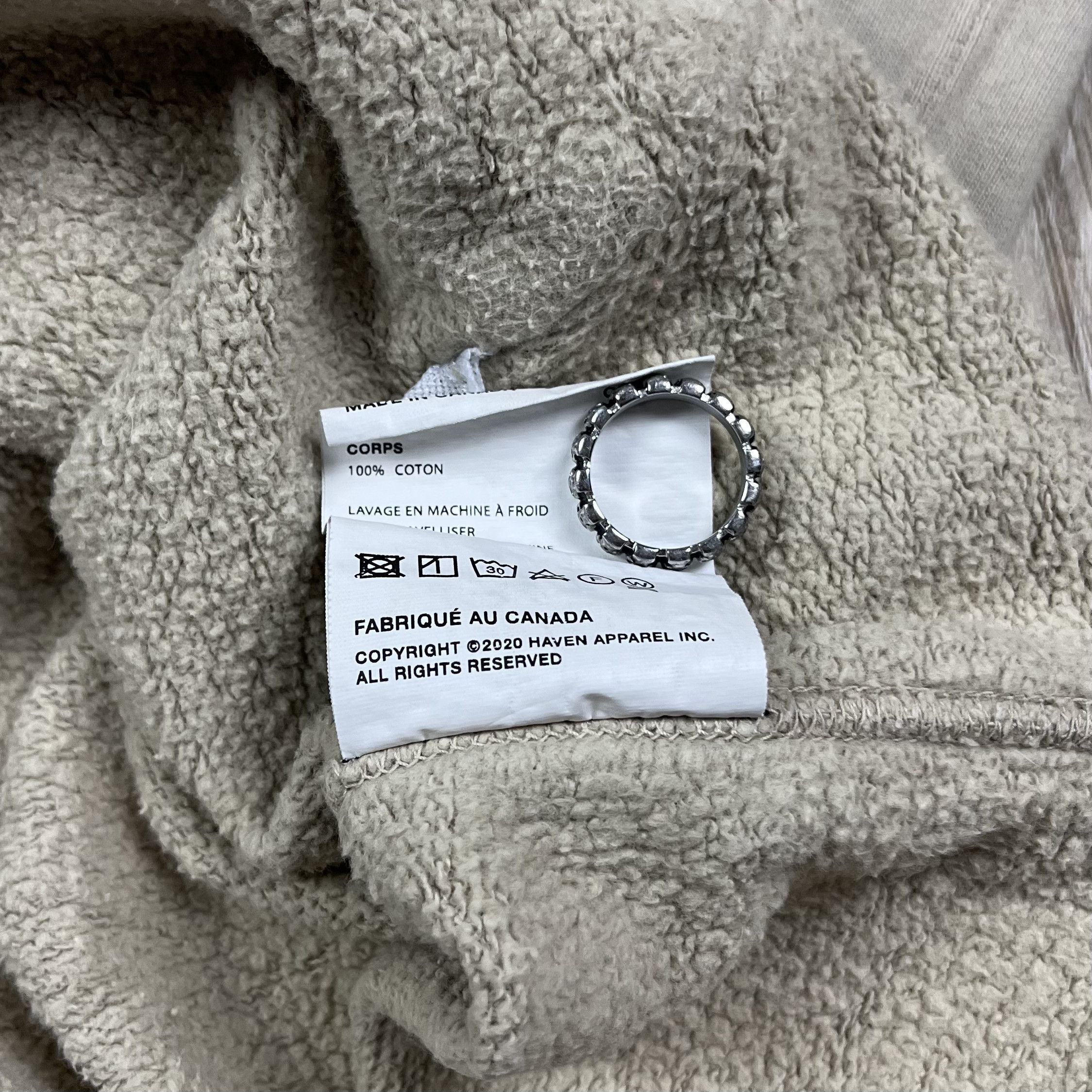 Haven Haven Hoodie Tan Size 02 Medium Made in Canada 100% Cotton Size US M / EU 48-50 / 2 - 7 Thumbnail