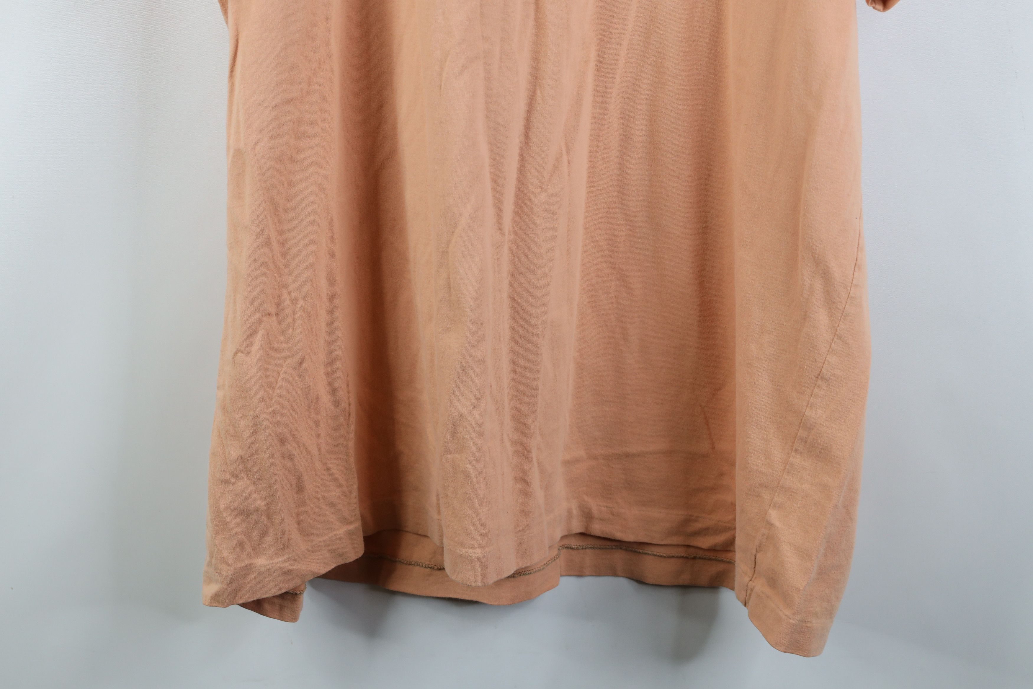 Ralph Lauren Vintage 90s Ralph Lauren Short Sleeve T-Shirt Cotton Peach Size US XL / EU 56 / 4 - 13 Thumbnail