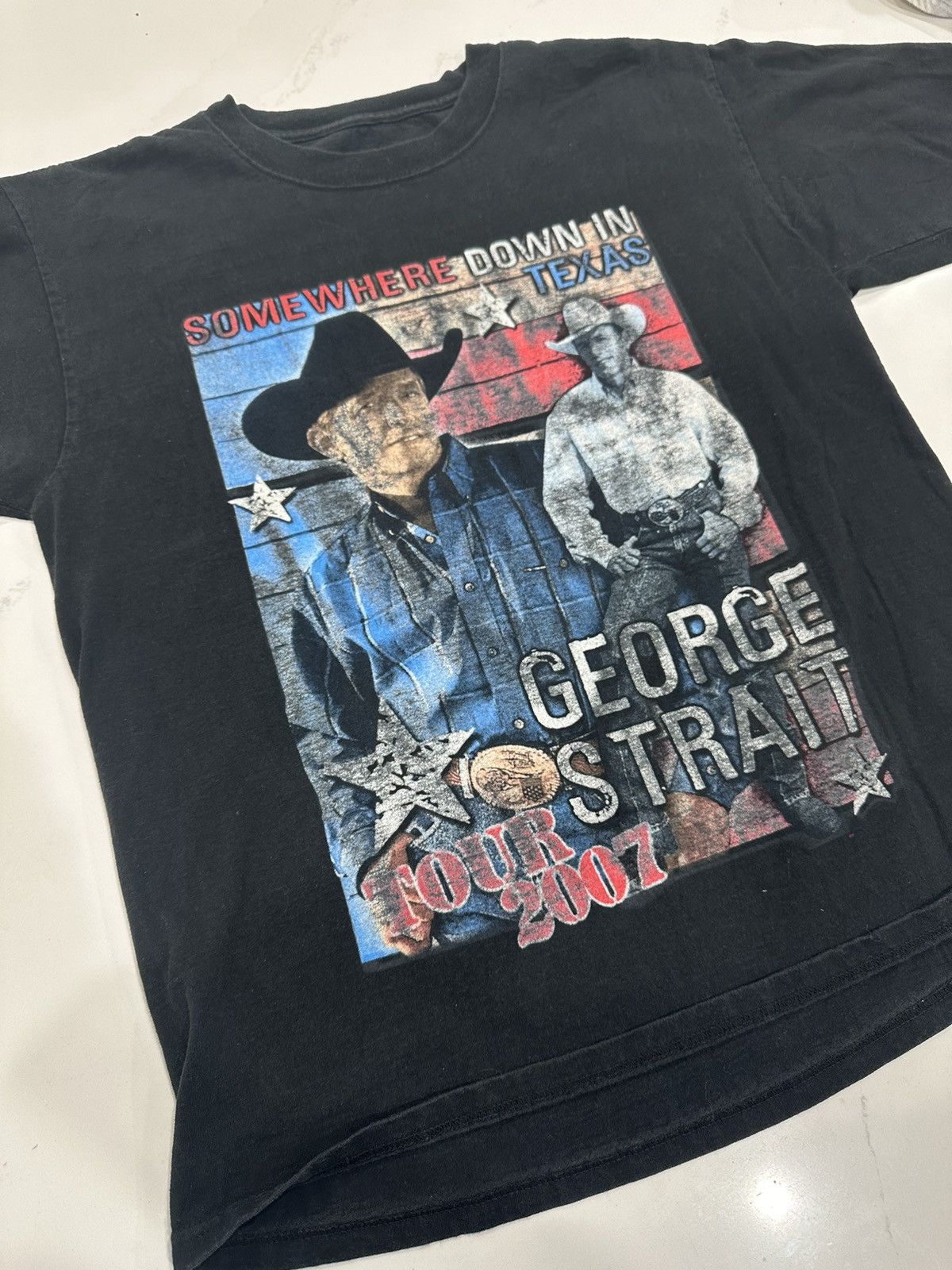 Band Tees × Vintage Vintage 2007 George Strait Tour Taylor Swift First T-Shirt Size US L / EU 52-54 / 3 - 2 Thumbnail