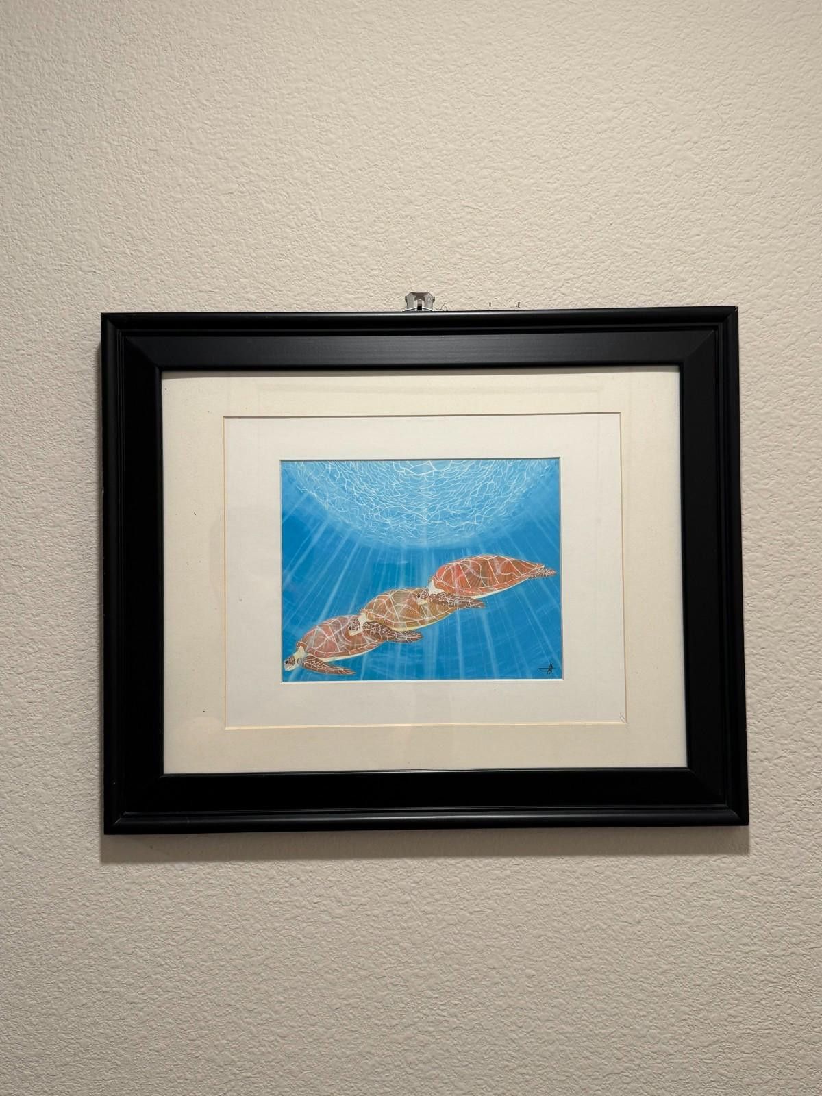 Other Scott Wright La Jolla Framed Sea Turtles Underwater Art Prin Size ONE SIZE - 2 Thumbnail