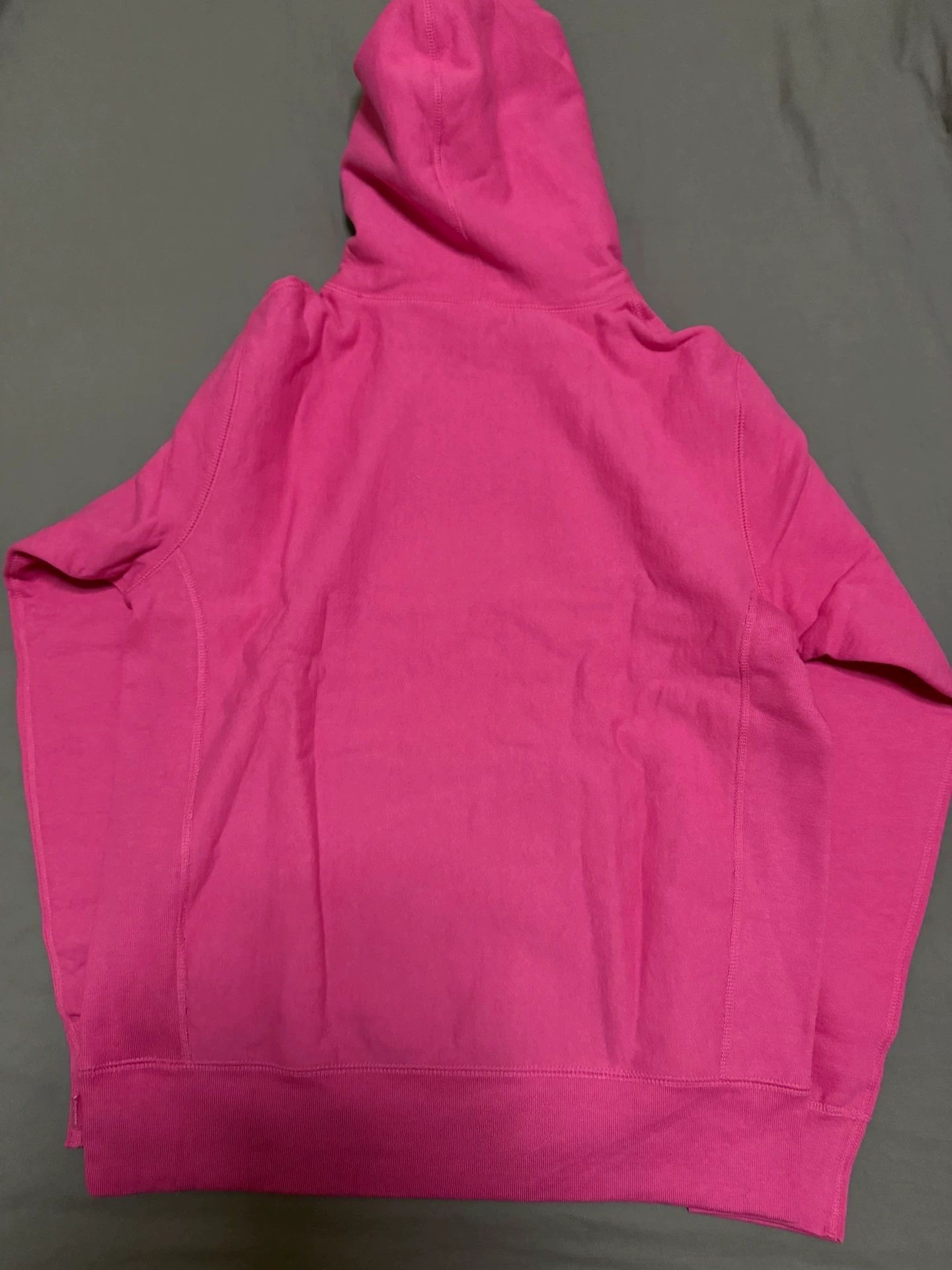 Supreme Supreme FW17 Box Logo Hoodie Pink & Pale Lime M/L Size US M / EU 48-50 / 2 - 2 Thumbnail