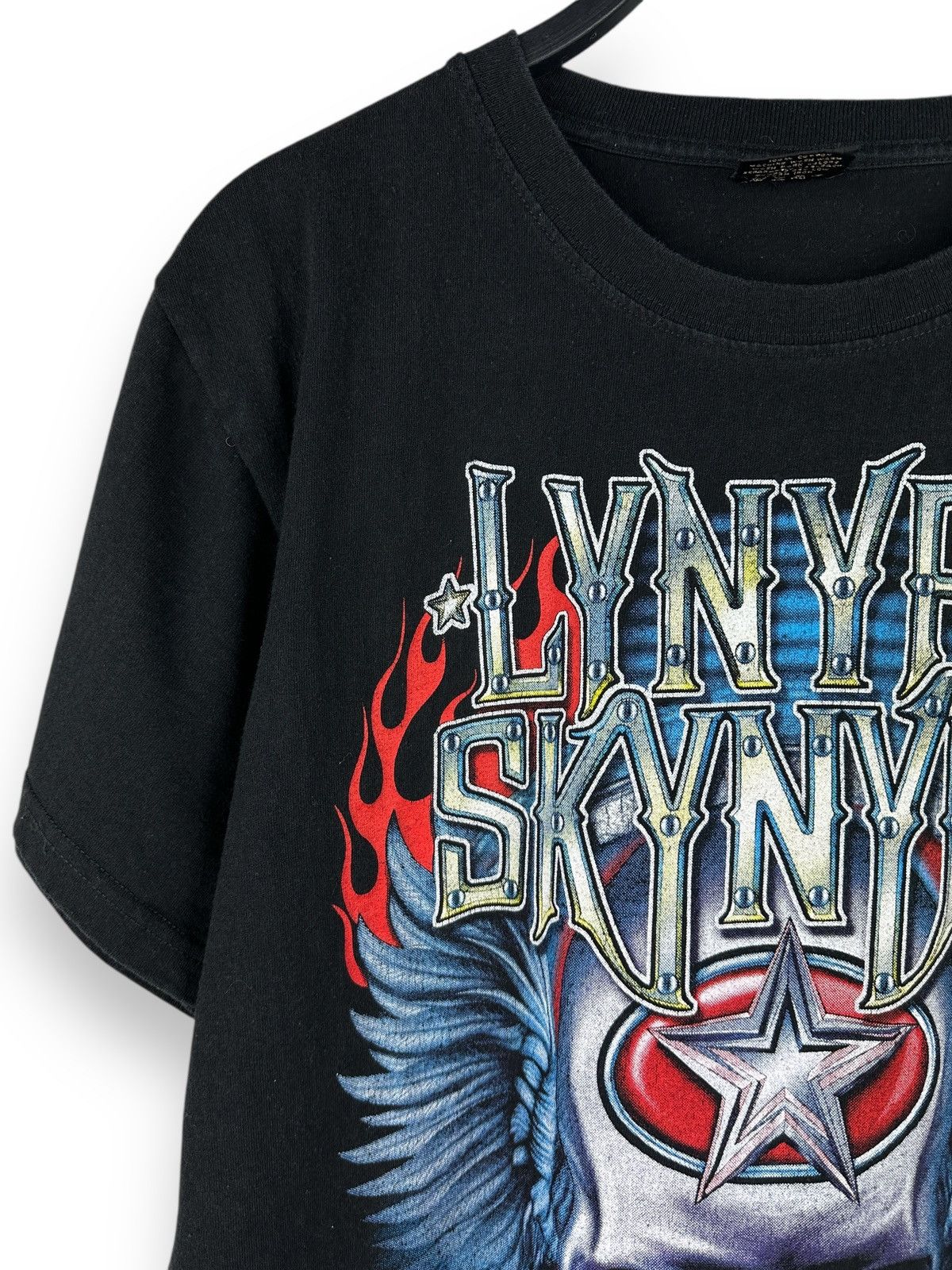 Band Tees × Vintage Vintage Lynyrd Skynyrd Band T-Shirt Graphic Print Skull Logo Size US M / EU 48-50 / 2 - 2 Thumbnail