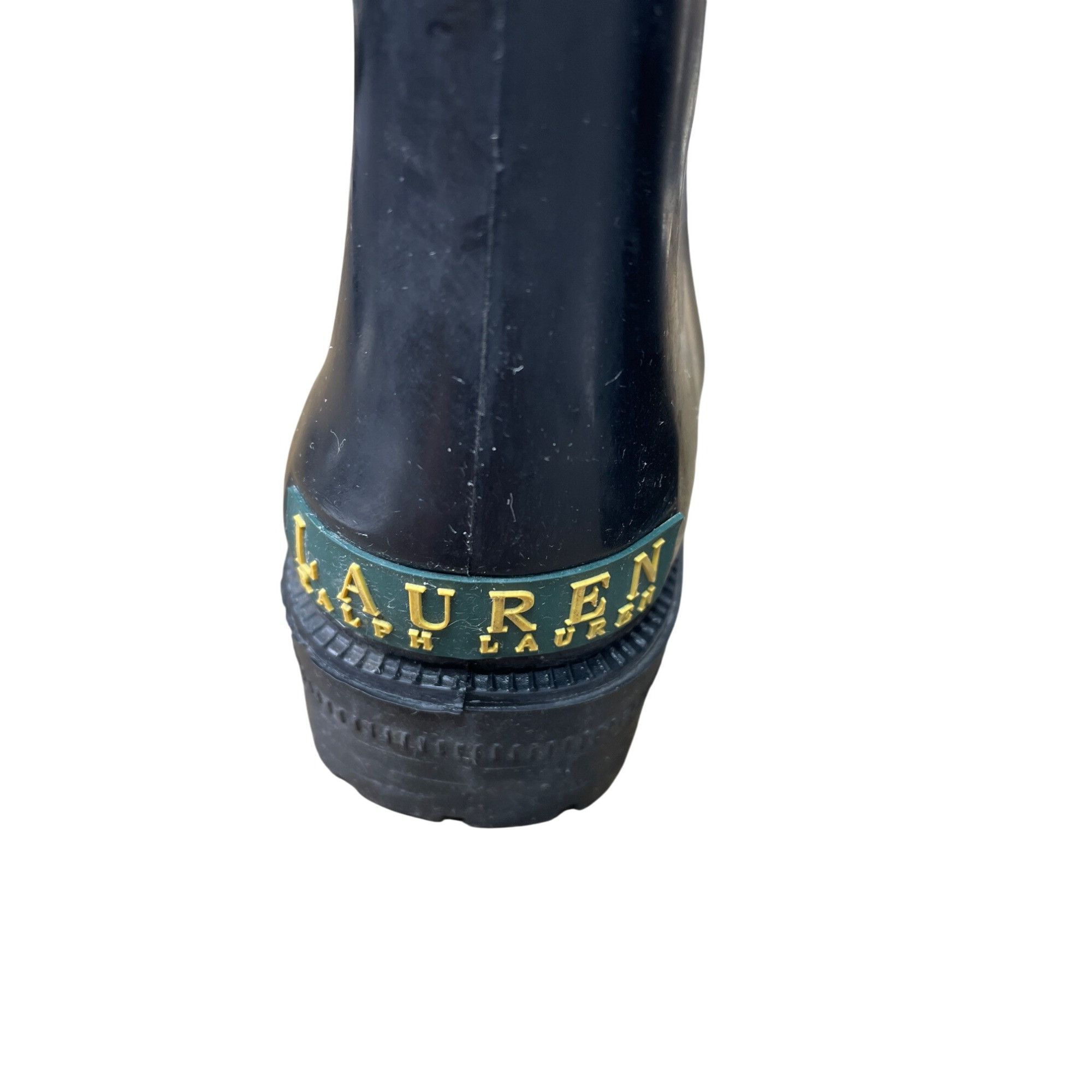 Lauren Ralph Lauren Lauren Ralph Lauren Womens Rossalyn Black Rain Boots Size 6B Size US 6 / IT 36 - 14 Thumbnail