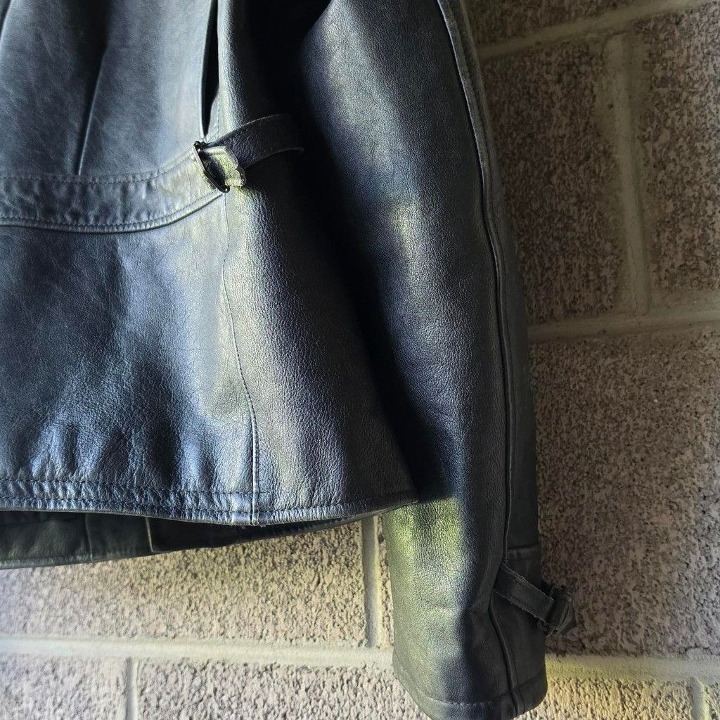 Polo Ralph Lauren Vintage Polo by Ralph Lauren Leather Moto Jacket size L Size US L / EU 52-54 / 3 - 7 Thumbnail