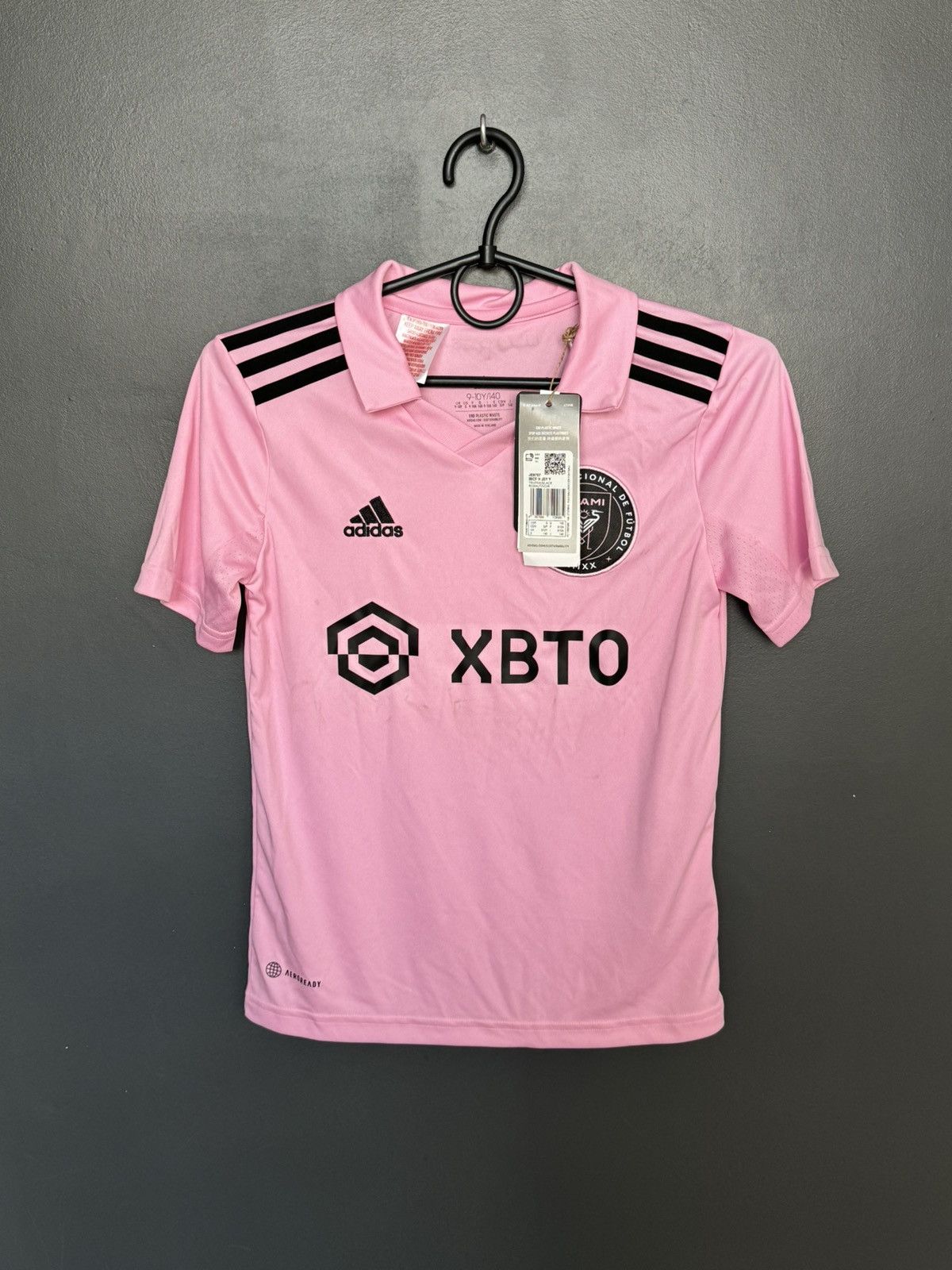Adidas KIDS New Inter Miami 22/23 Home Football Jersey T-Shirt Size US XS / EU 42 / 0 - 1 Thumbnail