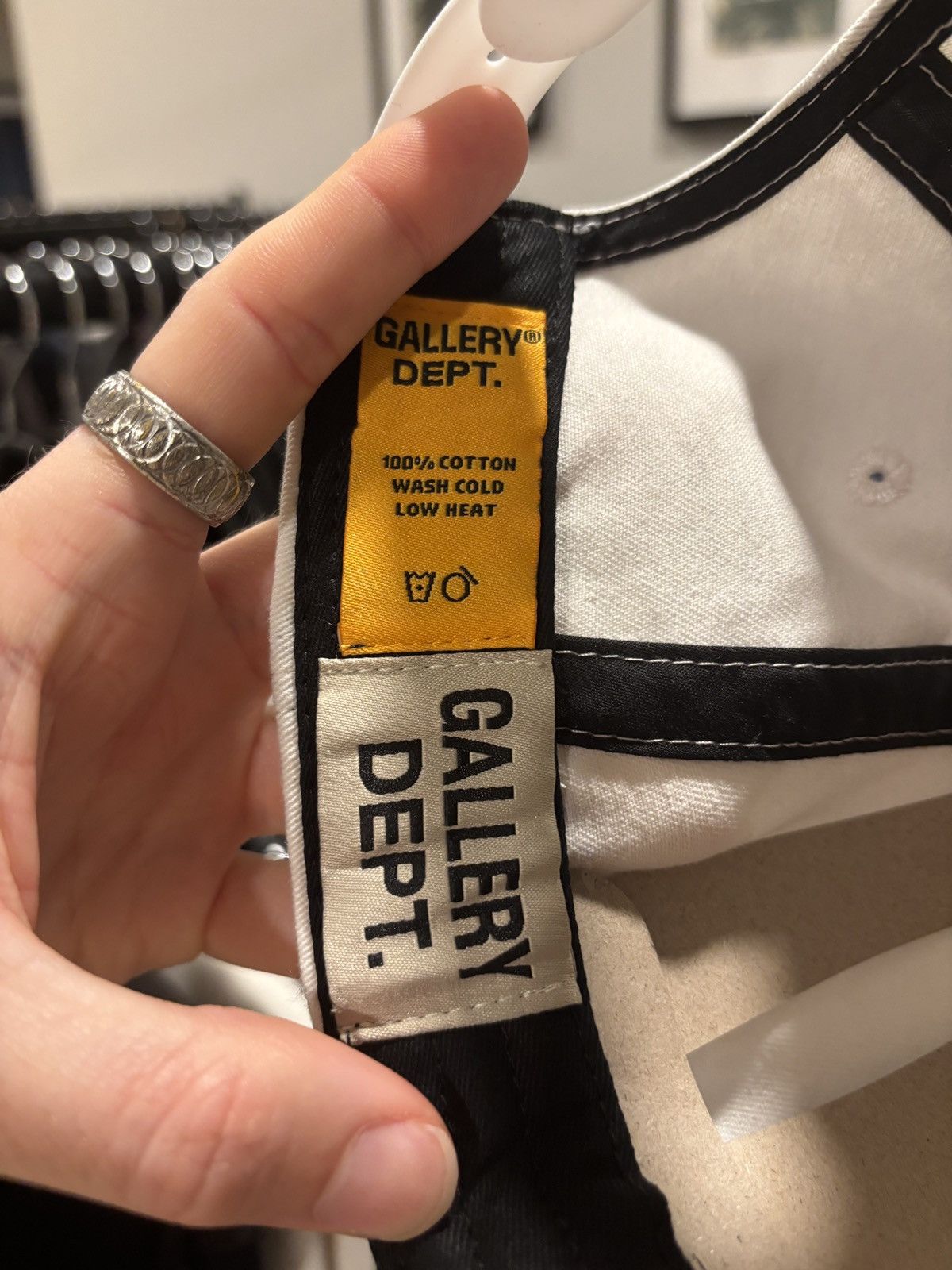 Gallery Dept. GALLERY DEPT | DEPT LOGO HAT Size ONE SIZE - 10 Thumbnail