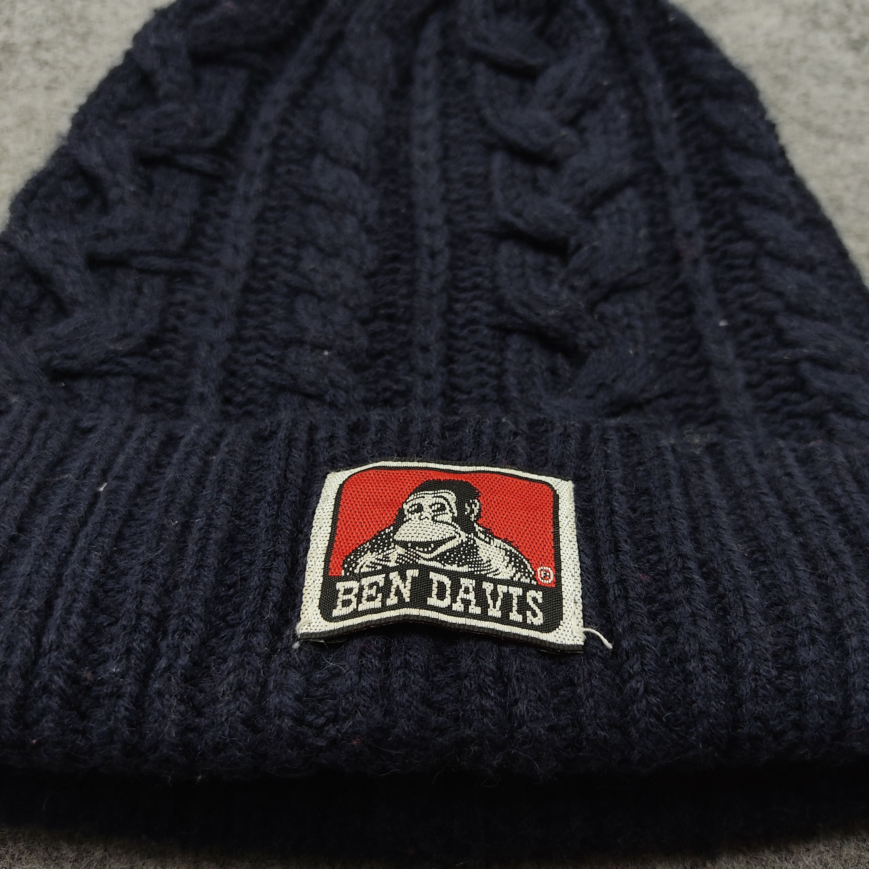 Ben Davis Vintage Ben Davis Knit Beanie / Snow Hat / Snow Cap Size ONE SIZE - 2 Thumbnail
