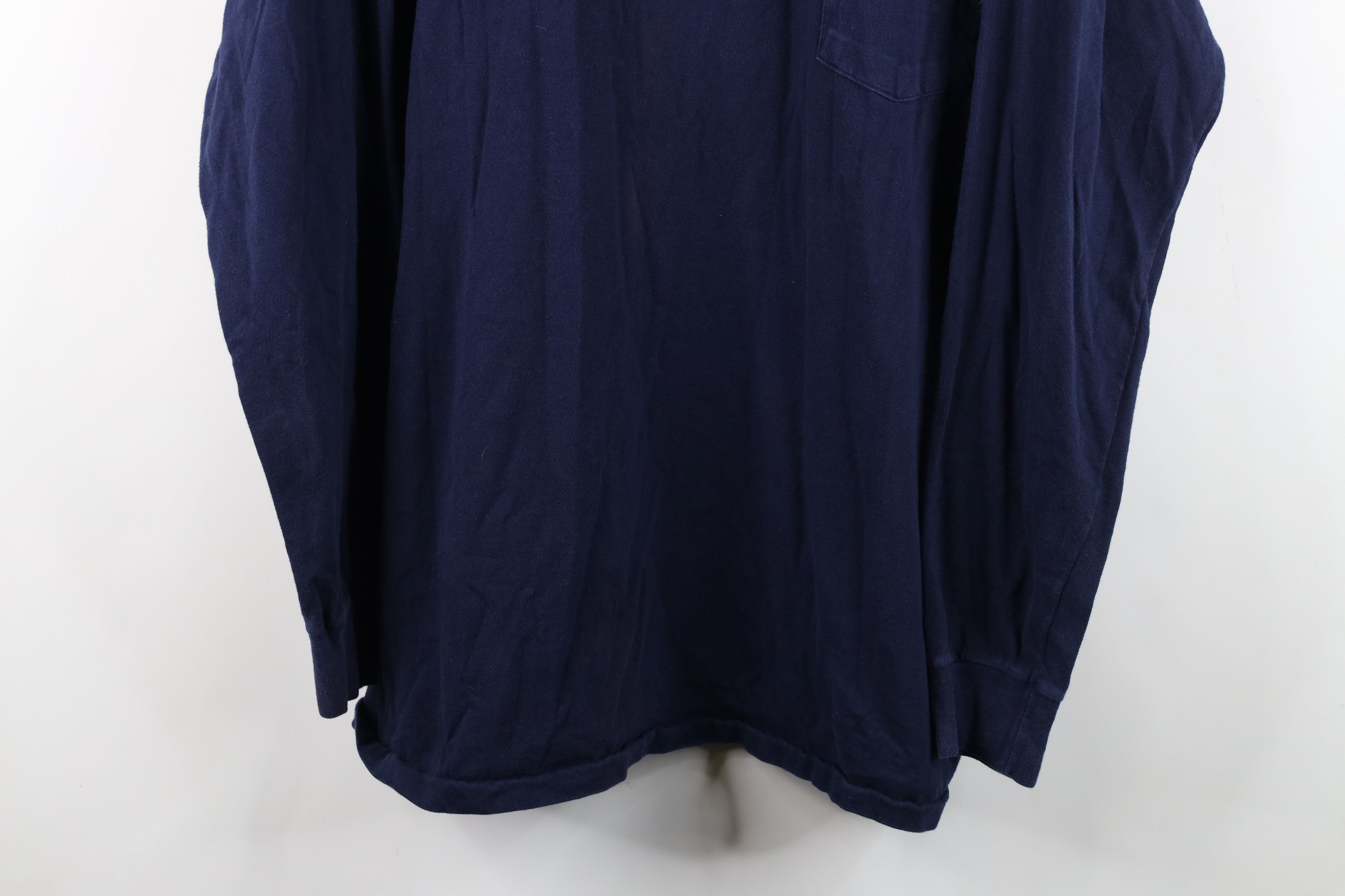 Vintage Vintage 90s Streetwear Heavy Cotton Long Sleeve T-Shirt USA Size US XL / EU 56 / 4 - 3 Thumbnail