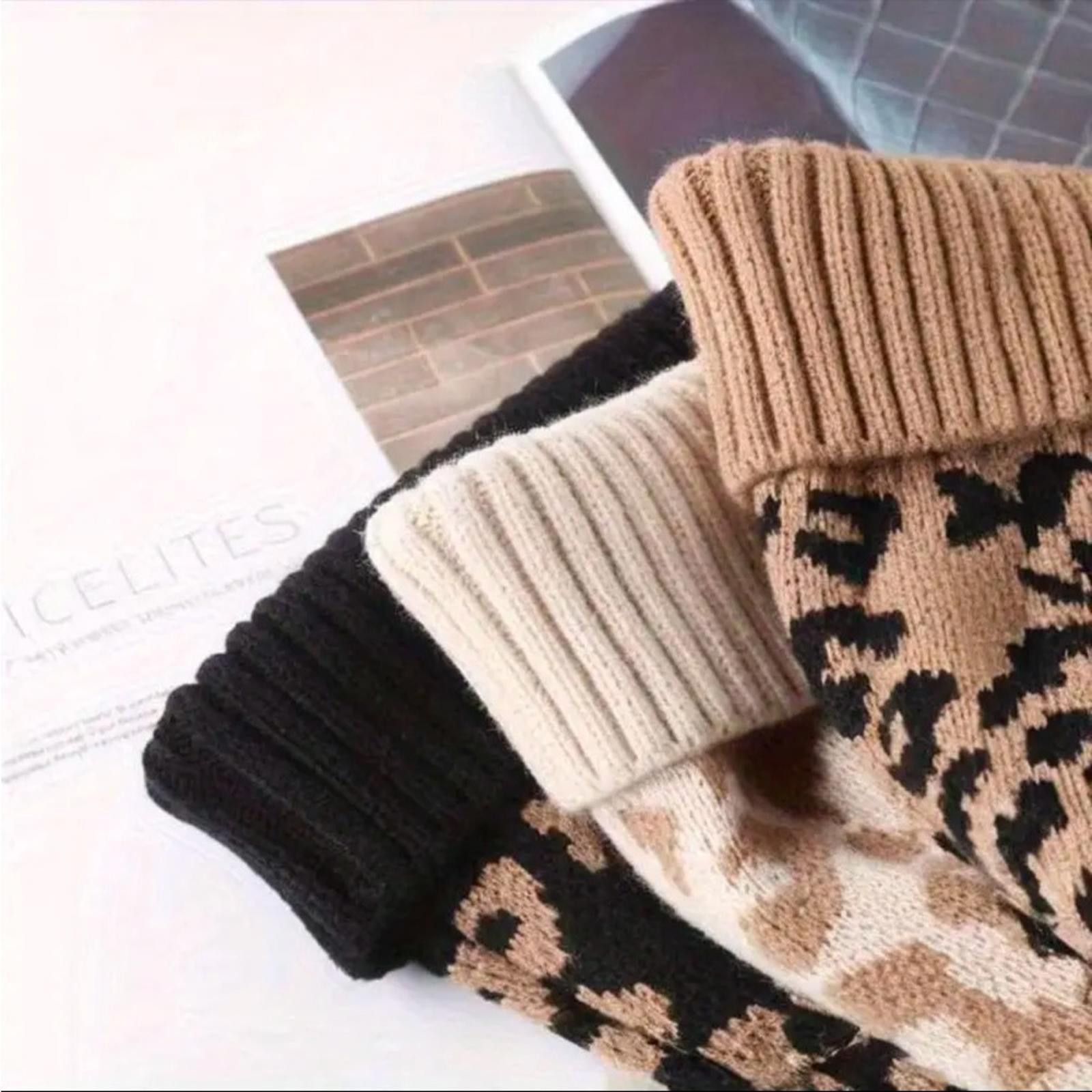Designer Leopard Beanie Pom Pom Hat NWT Size ONE SIZE - 6 Thumbnail