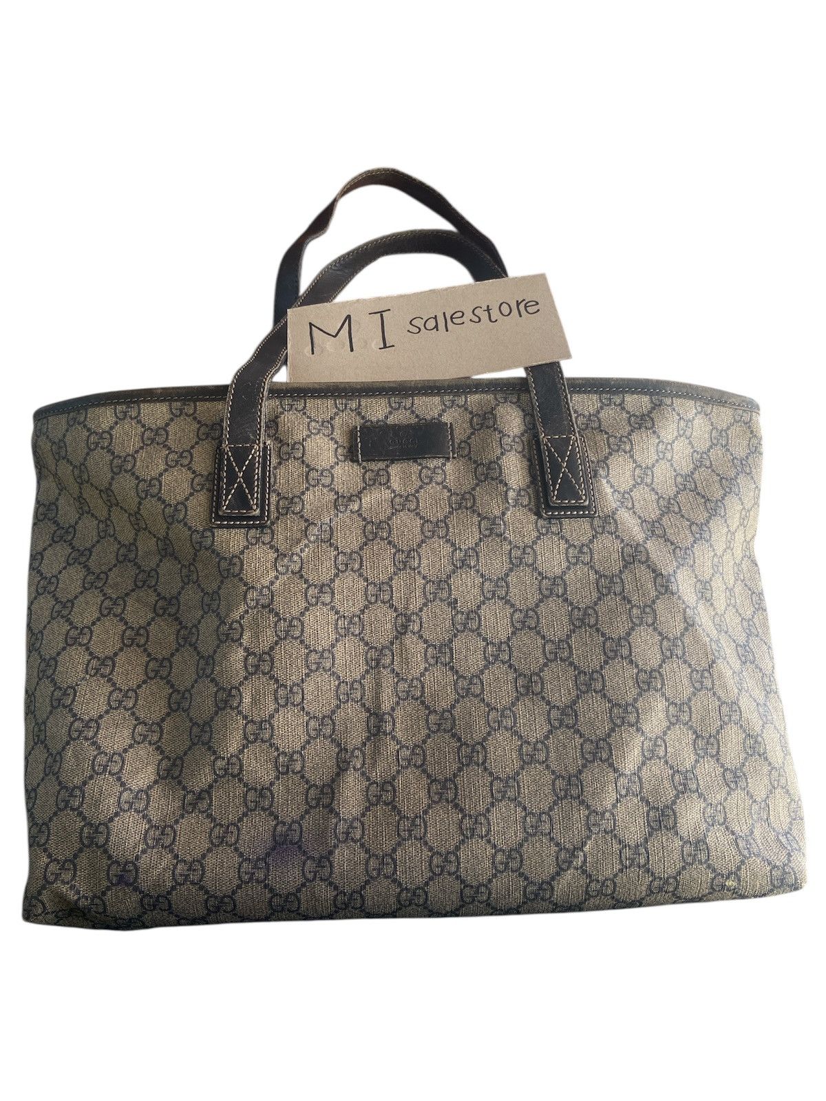 Balenciaga × Gucci GUCCI GG supreme canvas tote bag Authentic Size ONE SIZE - 1 Thumbnail
