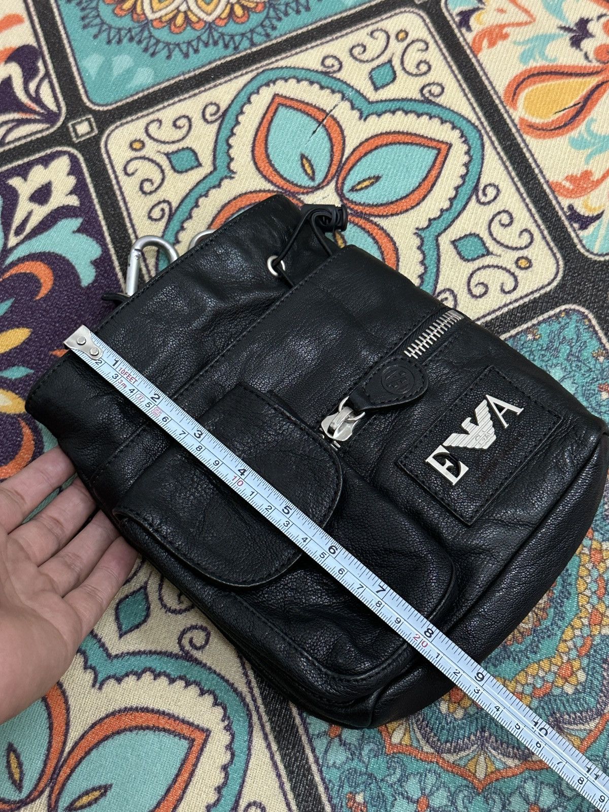Emporio Armani 1990 Emporio Armani True Leather Side / Shoulder bag Size ONE SIZE - 18 Thumbnail