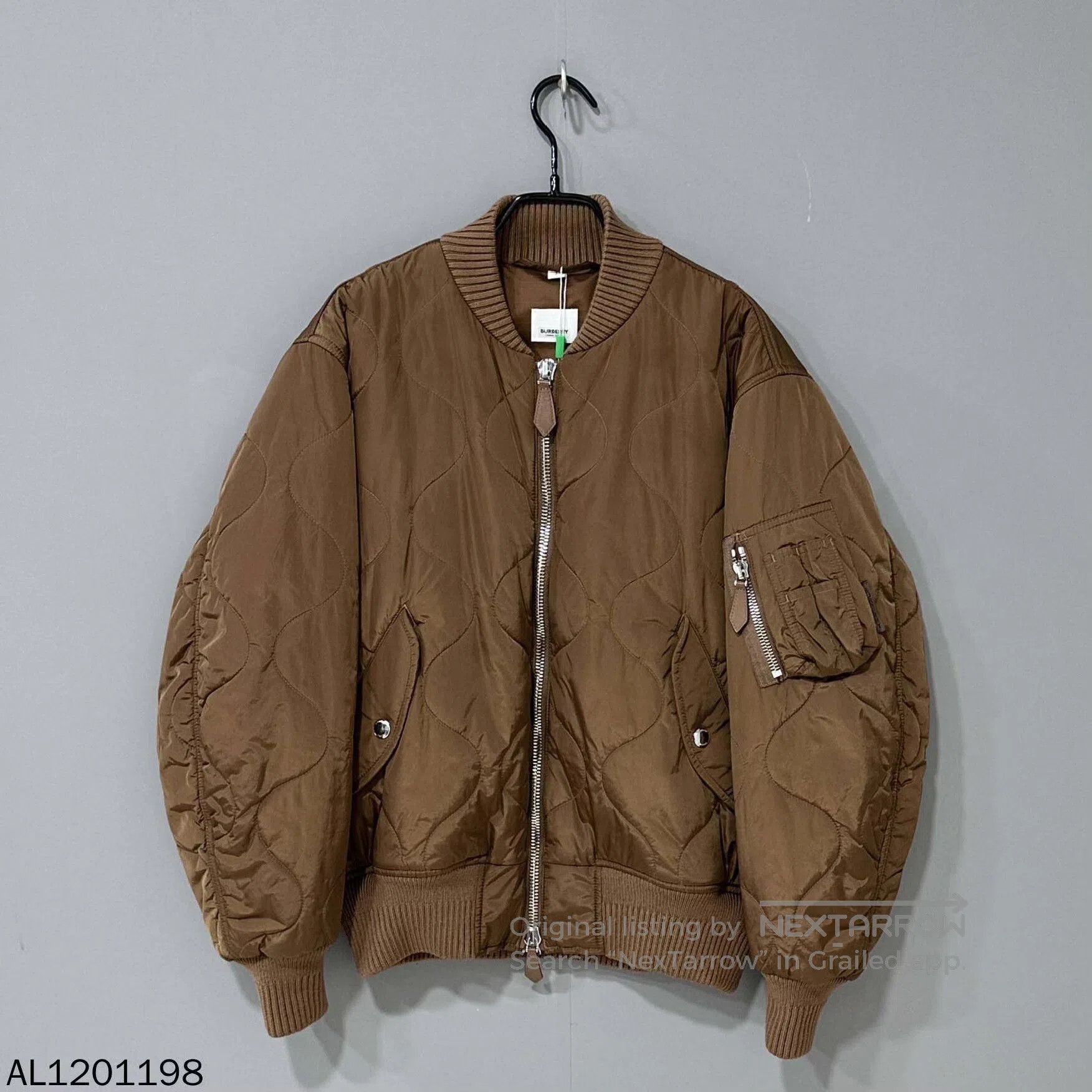 Burberry khaki bomber jacket by burberry. Size US S / EU 44-46 / 1 - 1 Thumbnail