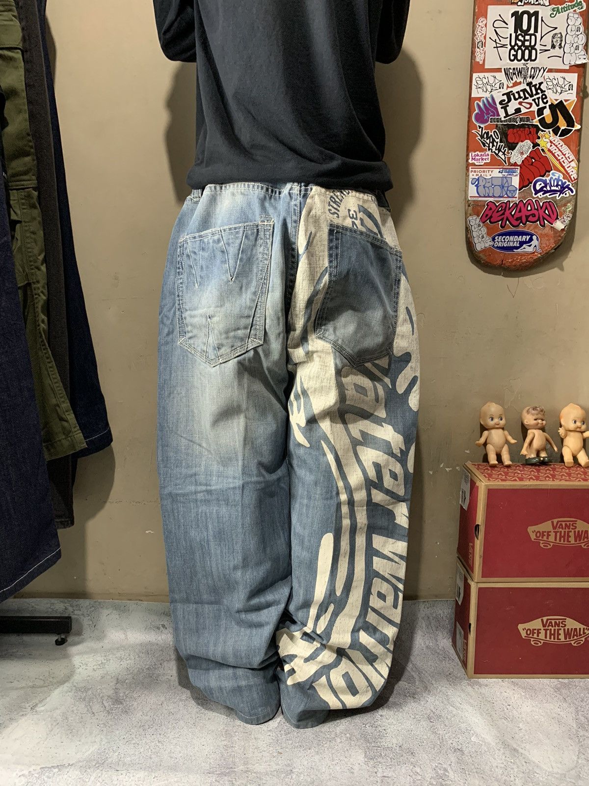 Japanese Brand Y2k UNIQUE DENIM by REAL VOICE Size US 34 / EU 50 - 1 Thumbnail