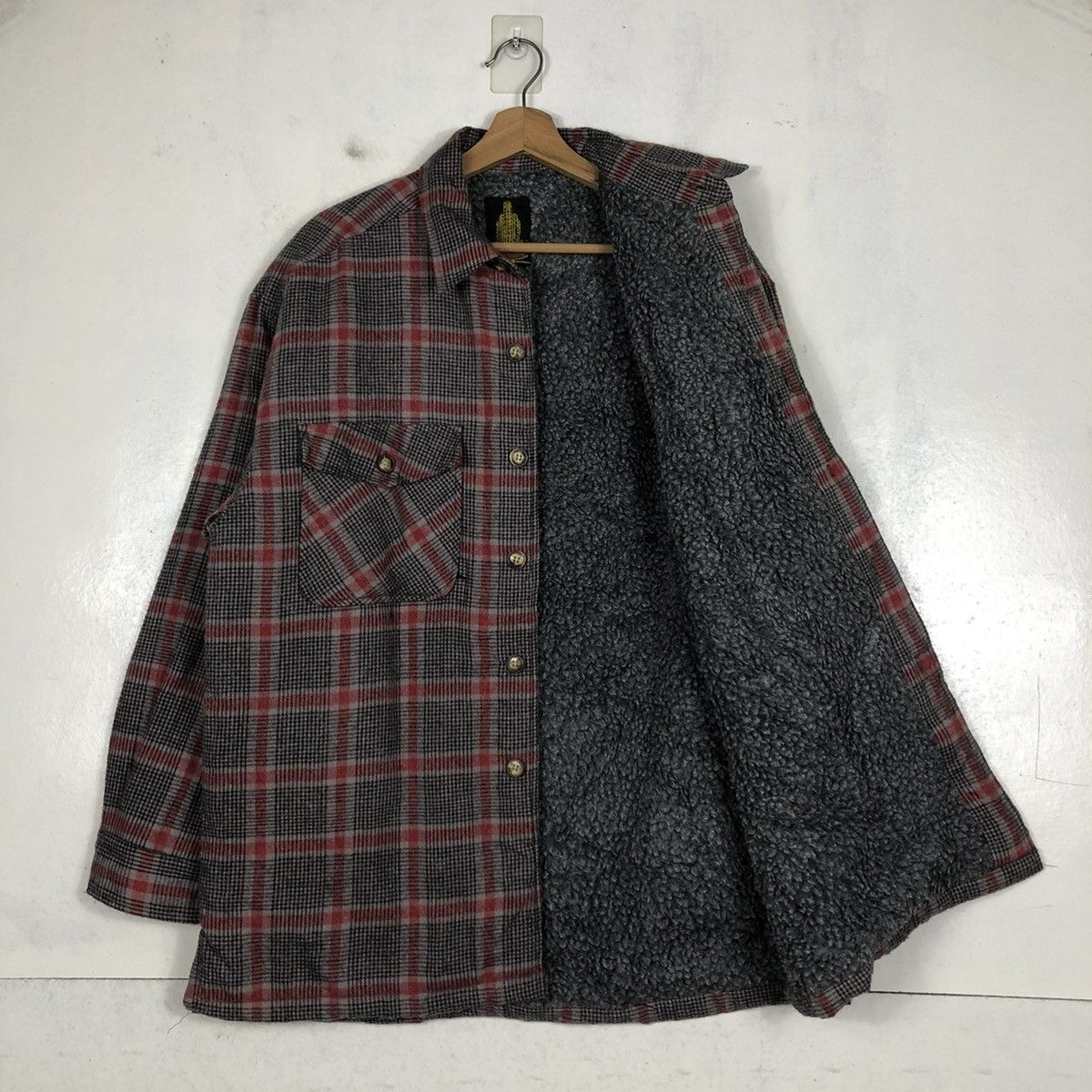 Japanese Brand 📌VINTAGE FLANNEL SHIRT JACKET TURNING POINT TARTAN DESIGN Size US L / EU 52-54 / 3 - 12 Thumbnail