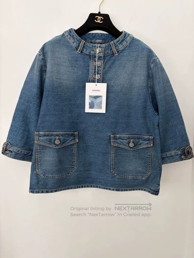Chanel Chanel Long-sleeved denim Size XXS / US 00 / IT 34 - 1 Thumbnail