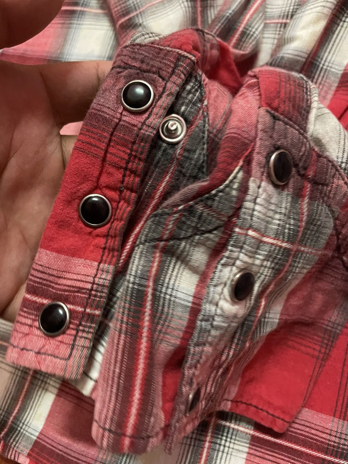 JACKROSE Jackrose Flanel Tshirt with Pearl Button Size US M / EU 48-50 / 2 - 5 Thumbnail