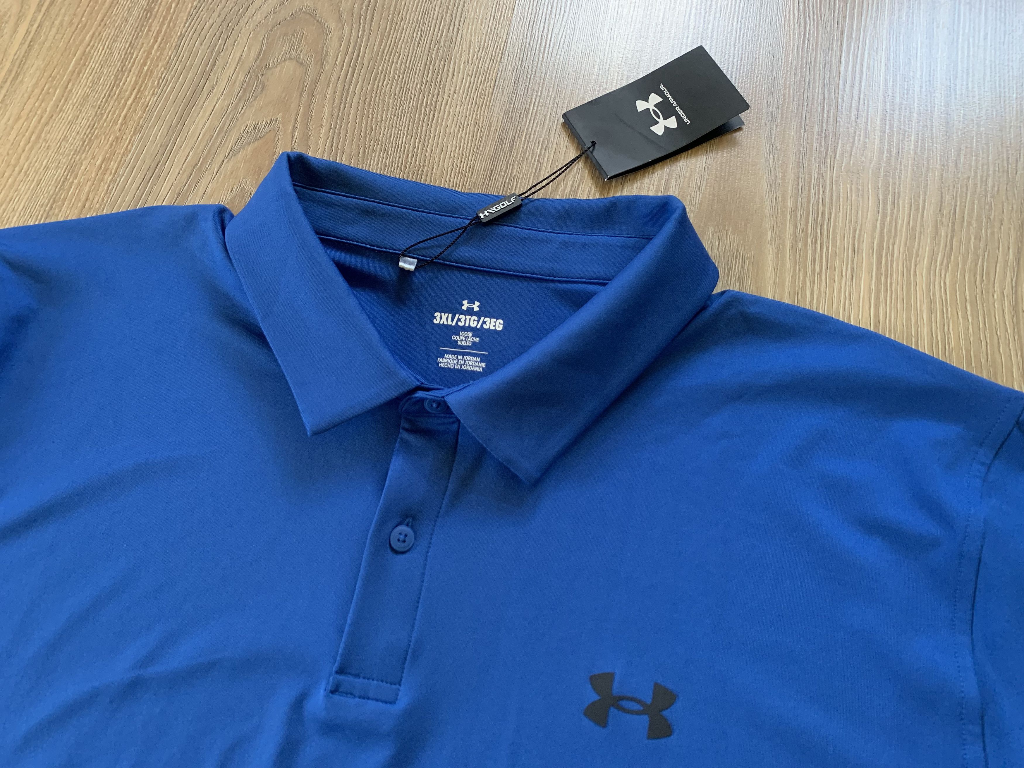 Under Armour Mens Under Armour Golf Blue Traning Polo Size US XXL / EU 58 / 5 - 4 Thumbnail