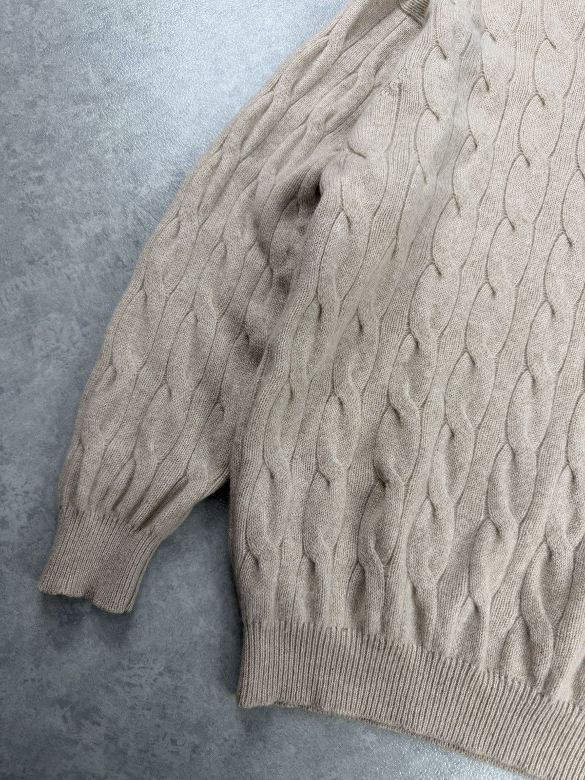 Other Cellini Wool Cashmere Cable Knit Sweater Size 5 Size US L / EU 52-54 / 3 - 3 Thumbnail