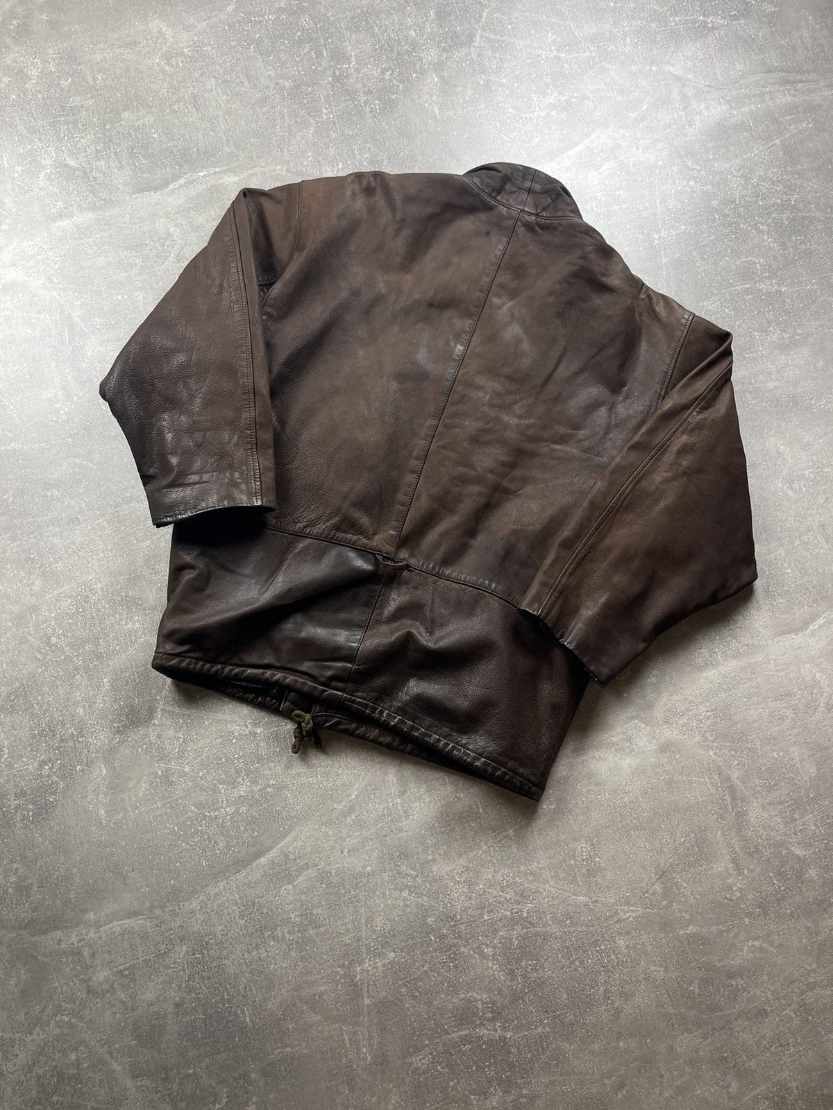 Genuine Leather Vintage AN 2000 Paris Brown Leather Jacket 80s Size US M / EU 48-50 / 2 - 16 Thumbnail