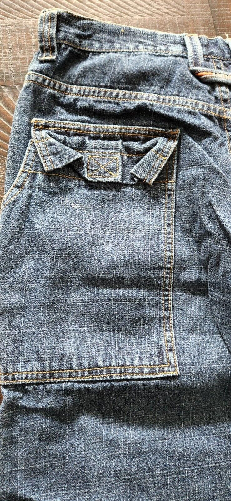 Designer Vintage Torch Brand Baggy Blue Jeans Womens 2XL Size 42" / US 20 - 8 Thumbnail