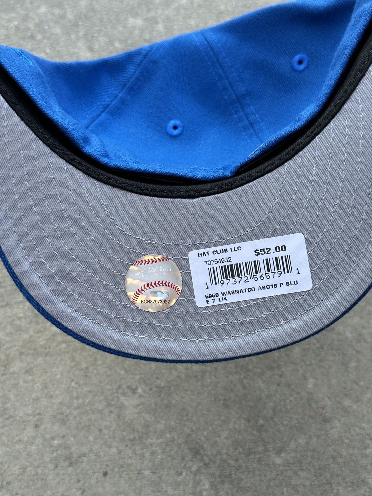 Hat Club × MLB × New Era Washington Nationals OG NBA Crossovers Cool Fashion 7 1/4 Size ONE SIZE - 3 Thumbnail