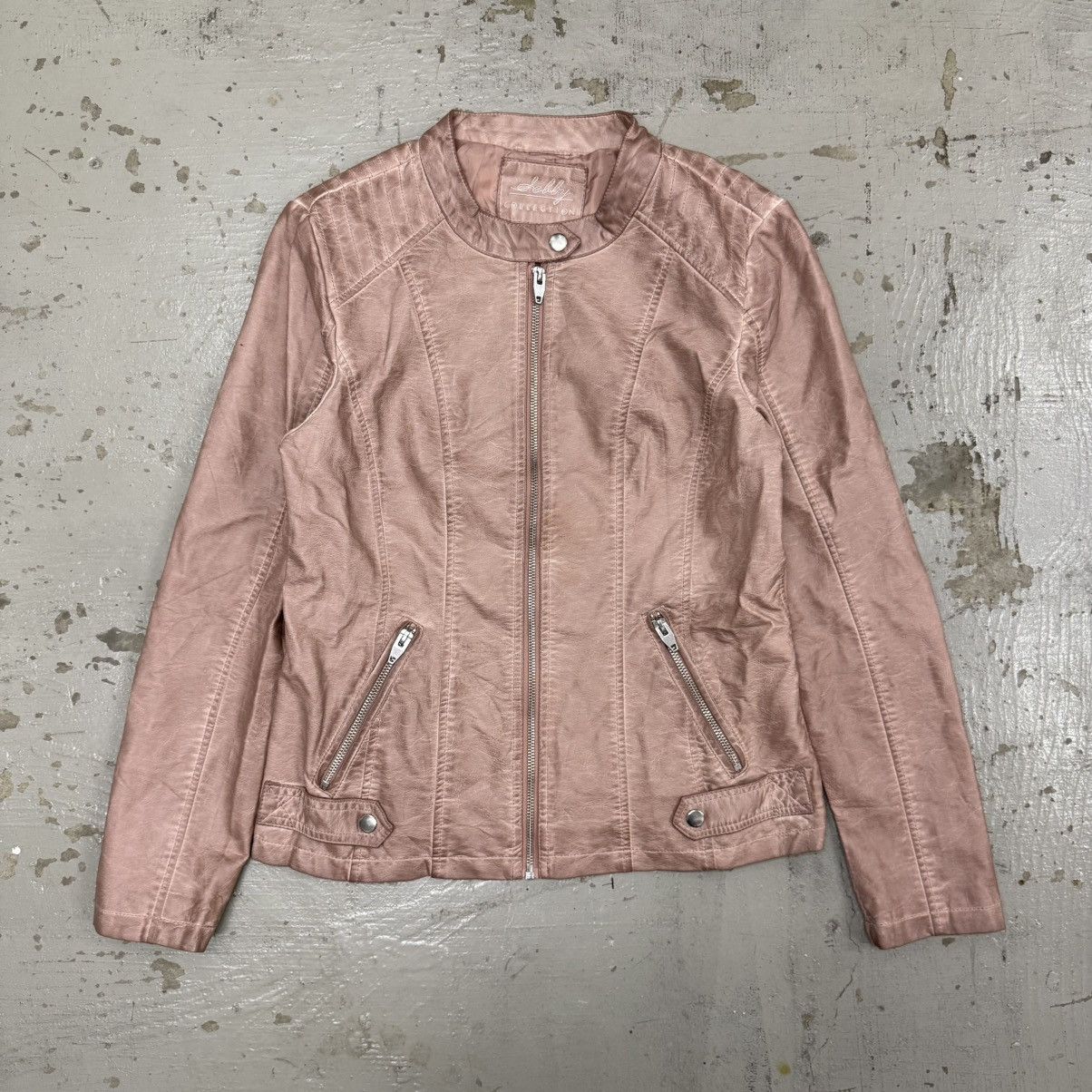 Hysteric Glamour Hysteric Style Blush Leather Biker Jacket Patina Size US S / EU 44-46 / 1 - 1 Thumbnail