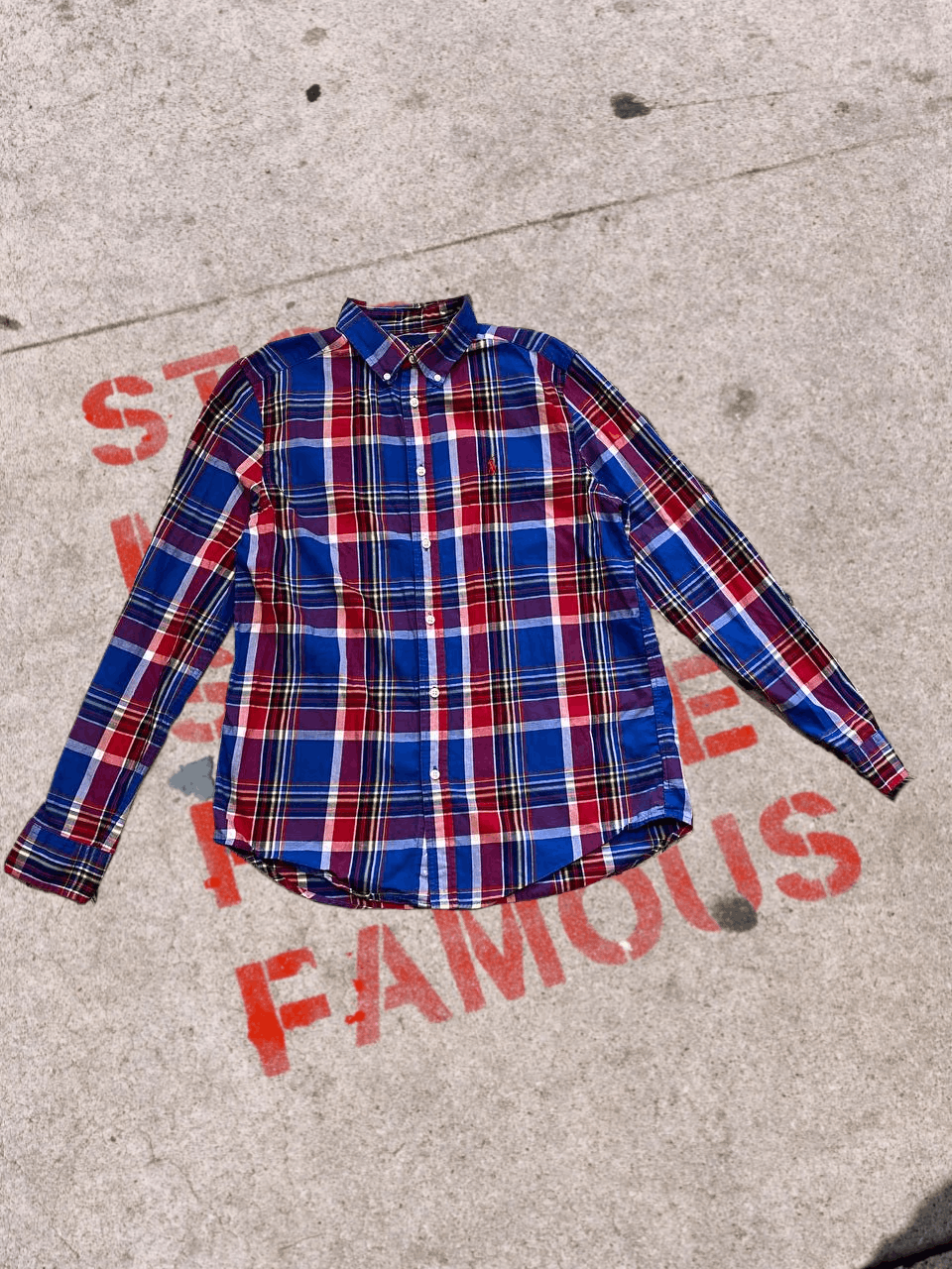 Polo Ralph Lauren Shirt Plaid Flannel Long Sleeves Button Up Y2K XL(18-20) Size US M / EU 48-50 / 2 - 1 Thumbnail