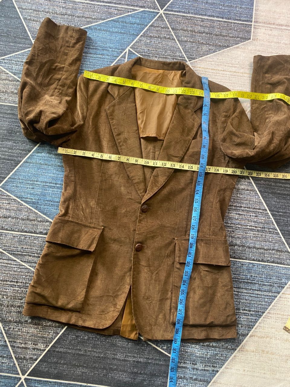 Lee × Vintage Vintage Separate-Lees By Lee Wood Button Brown Jacket Size US S / EU 44-46 / 1 - 13 Thumbnail