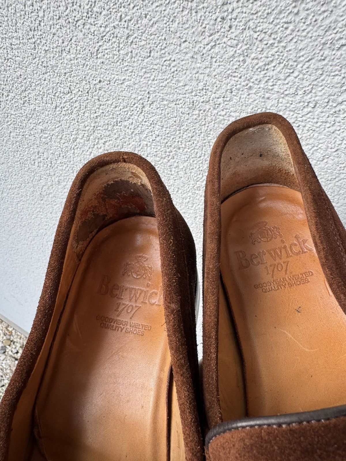 Berwick 1707 Berwick Suede brown Loafers UK6 Made in Spain Size US 7 / EU 40 - 6 Thumbnail