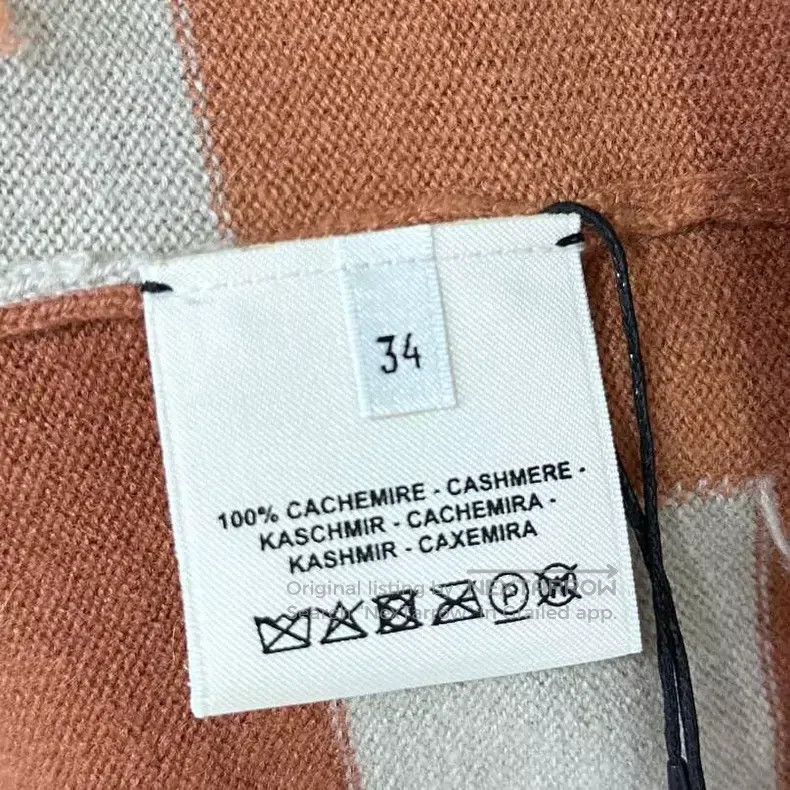 Hermes Hermes Chain Pattern Pure Cashmere Sweater Size XXS / US 00 / IT 34 - 7 Thumbnail