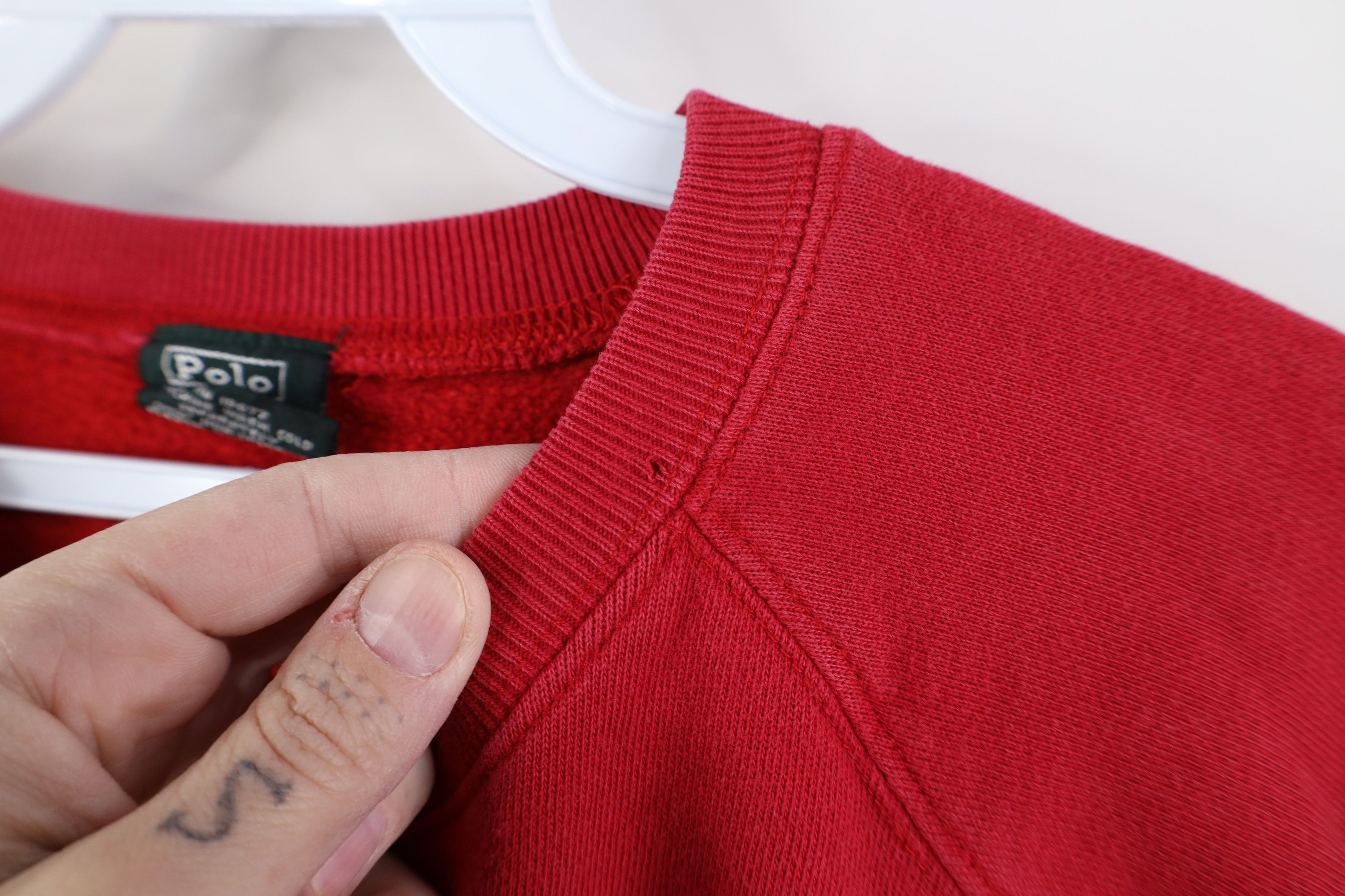 Ralph Lauren Vintage 70s 80s Ralph Lauren Crewneck Sweatshirt Red Pony Size L / US 10 / IT 46 - 5 Thumbnail