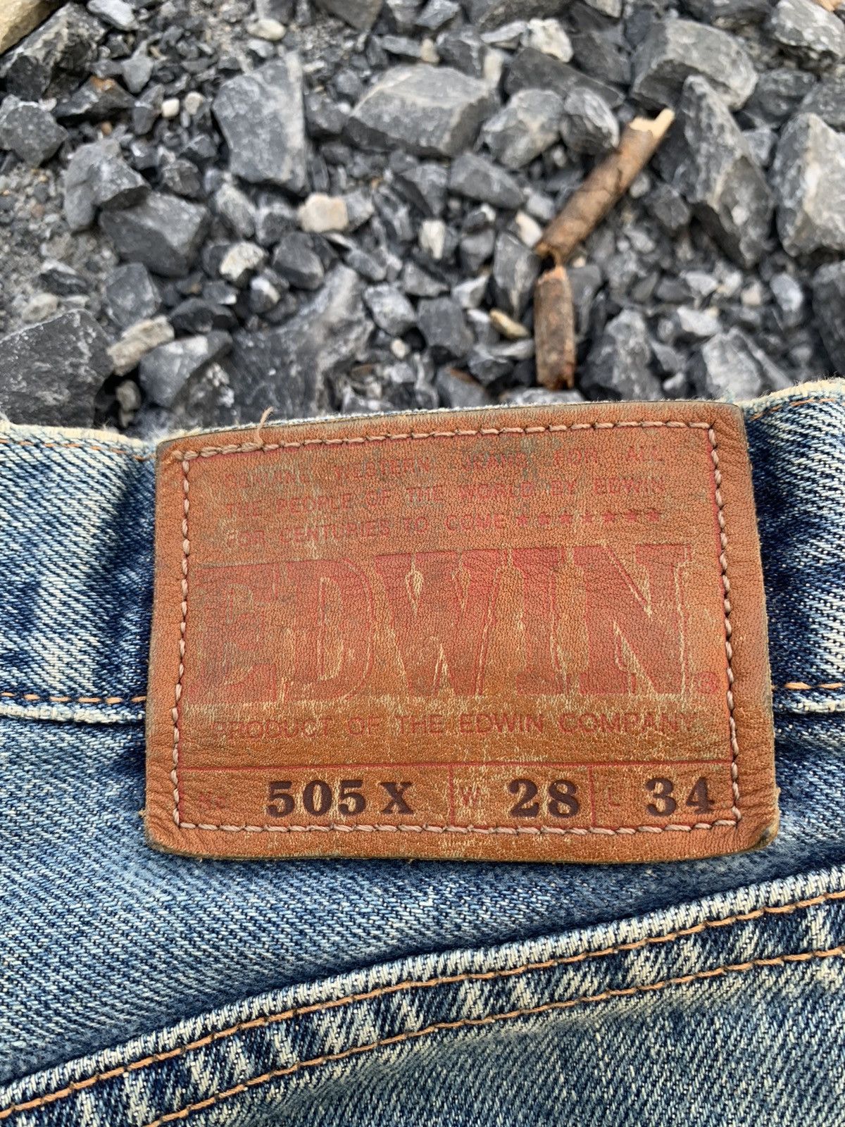 Kapital VINTAGE 505X SELVEDGE FADED JAPANESE DISTRESSED DENIM Size US 28 / EU 44 - 11 Thumbnail