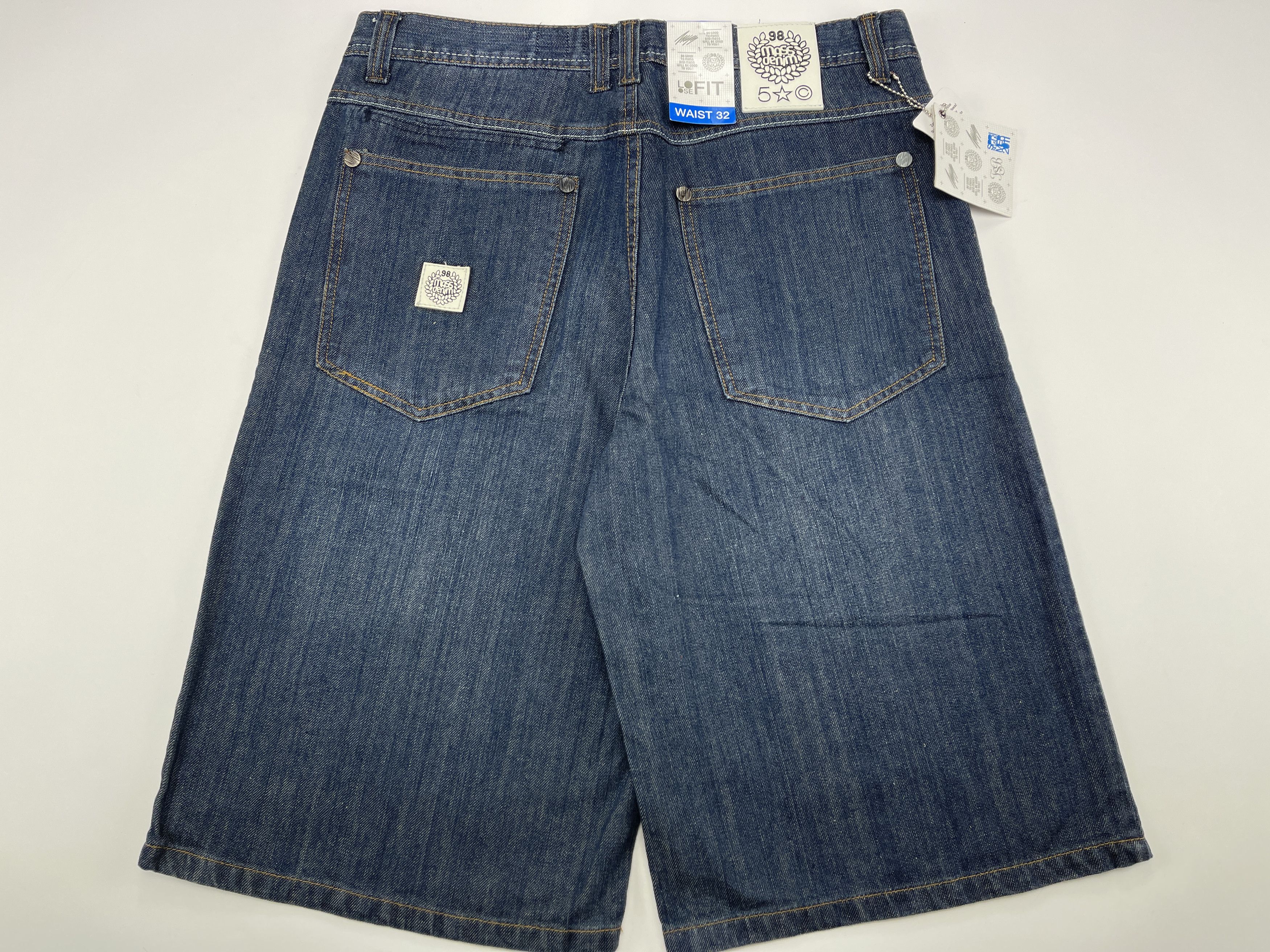 Vintage Mass DNM jeans shorts, vintage hip hop, 90s, skater, size 32 Size US 32 / EU 48 - 1 Thumbnail