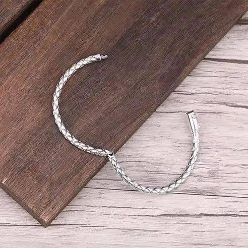 Jewelry × Sterling Silver Bracelet Sterling Silver 925 Size ONE SIZE - 3 Thumbnail