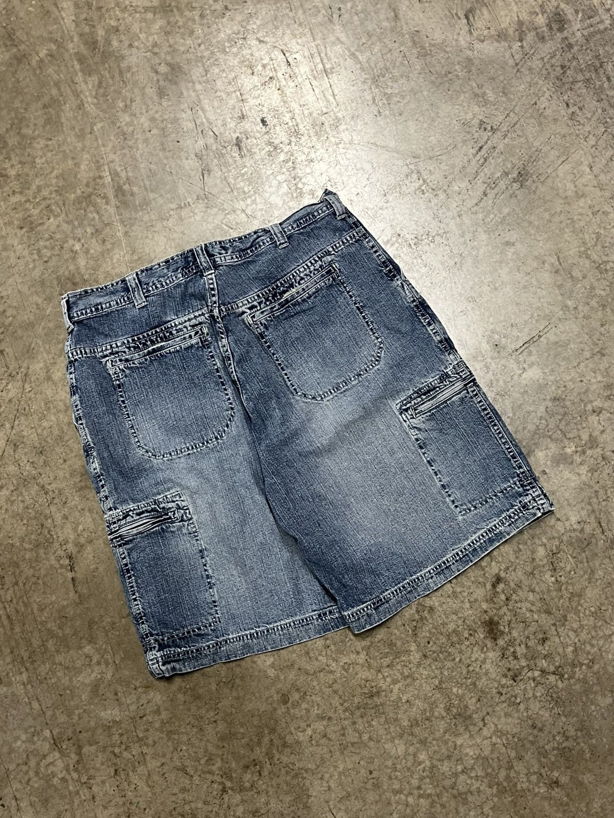 Vintage Jorts y2k baggy fit cargo utility shorts skater streetwear Size US 36 / EU 52 - 6 Thumbnail