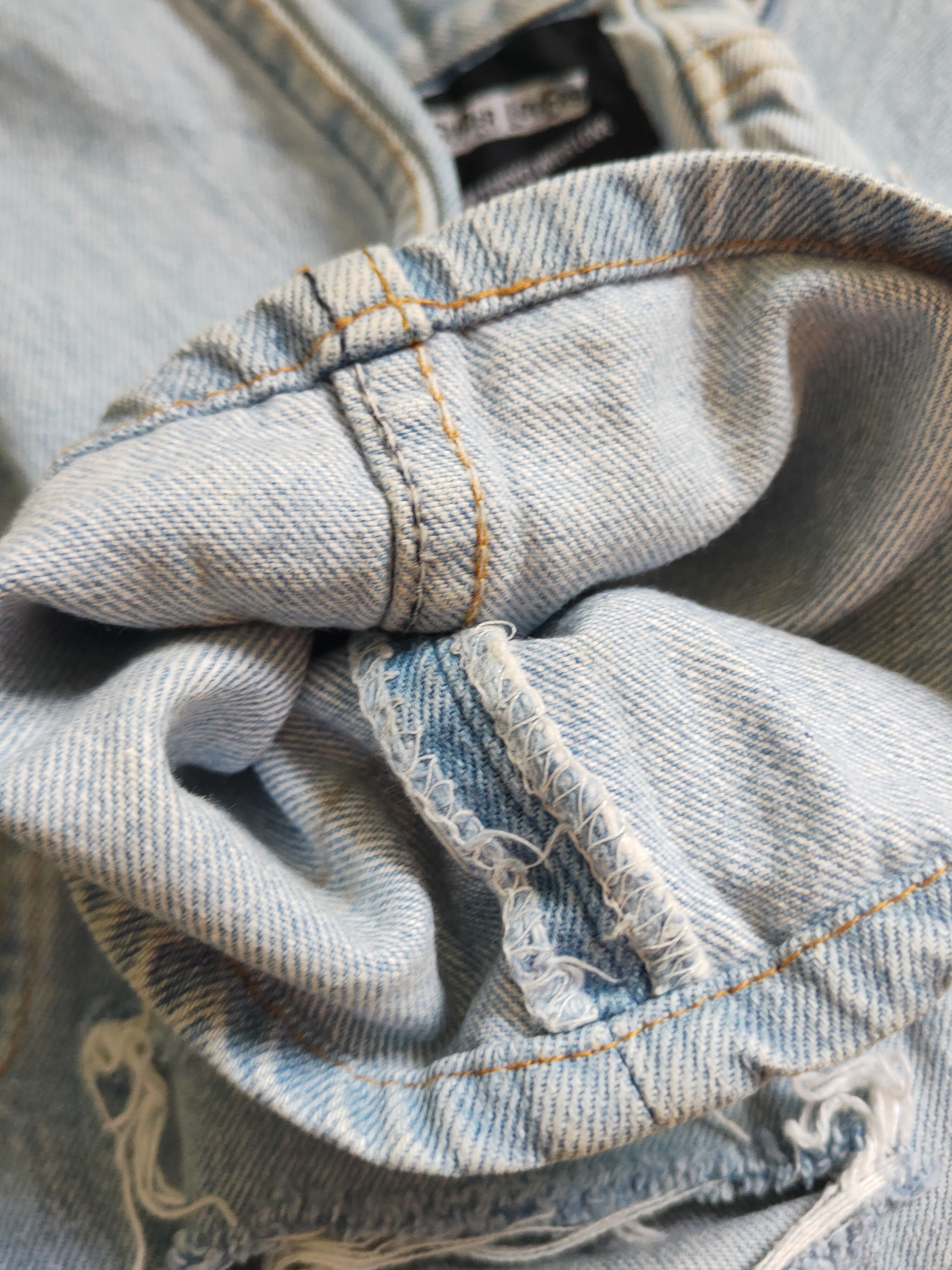 Levi's DL 501 Levi's X Super Lovers Distressed Ripped denim #S2358 Size US 28 / EU 44 - 15 Thumbnail