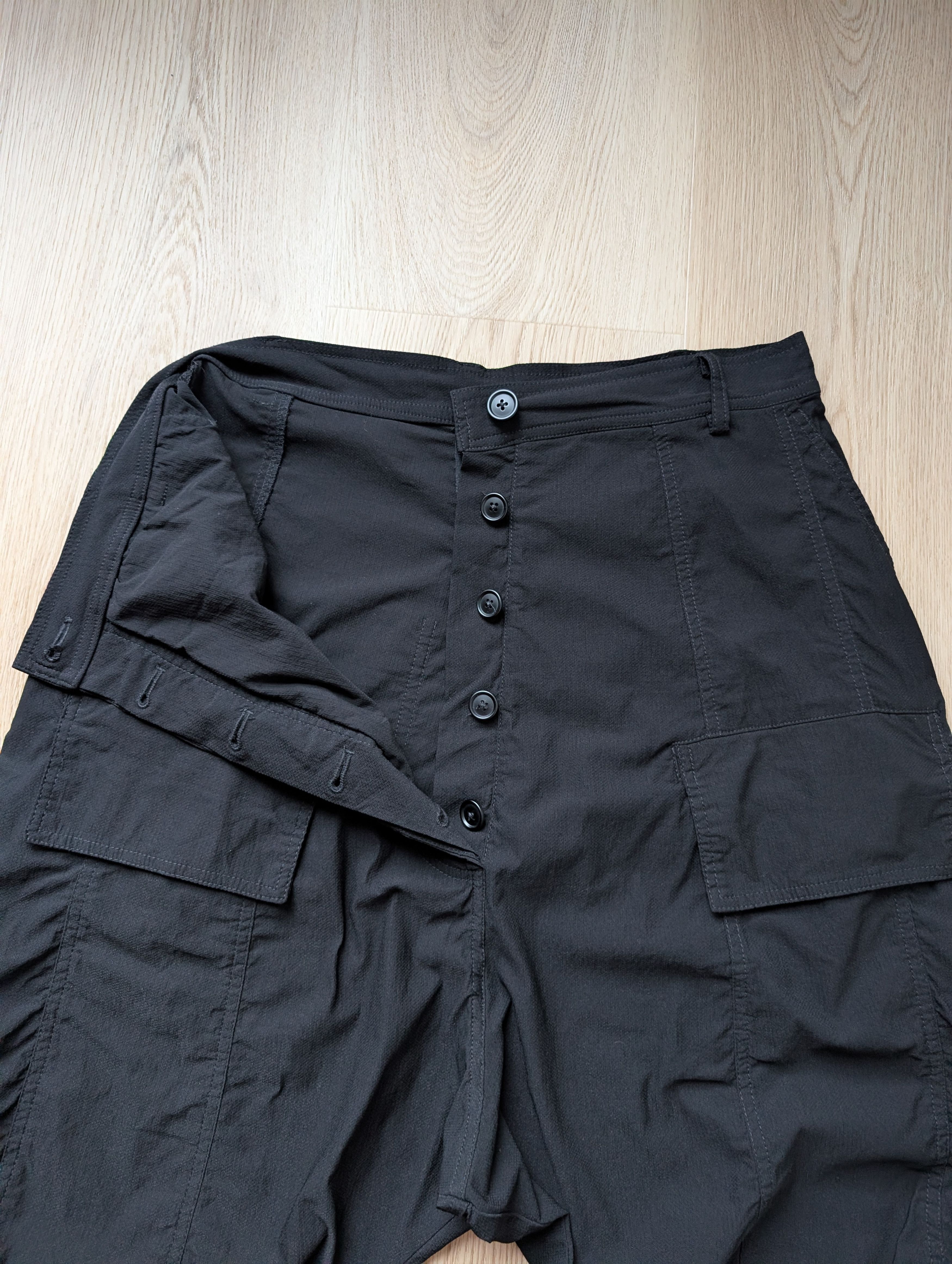 Rundholz Rundholz Black Label Cargo Pockets Wide Leg Harem Pants Size 30" / US 8 / IT 44 - 4 Thumbnail
