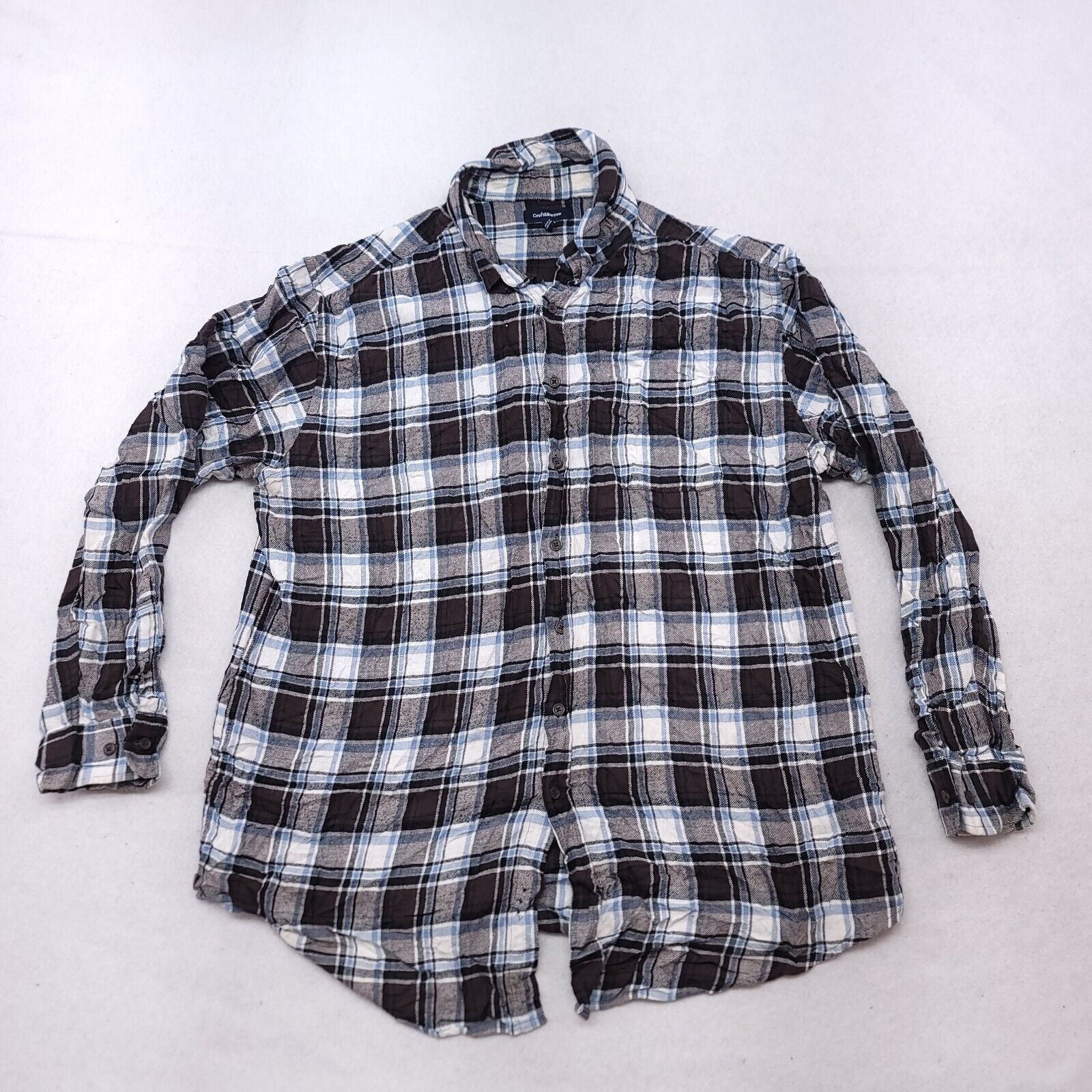Croft & Barrow Croft & Barrow Tartan Flannel Shirt Mens Size XL Brown Blue Size US XL / EU 56 / 4 - 2 Thumbnail