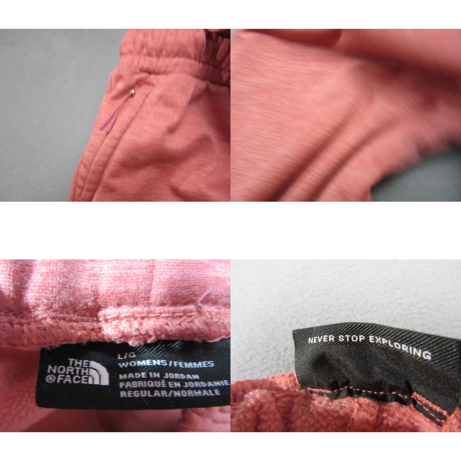 The North Face The North Face Pants Womens Large Pink Canyonlands Fleece Jogger Casual Size 36" / US 14 / IT 50 - 8 Thumbnail
