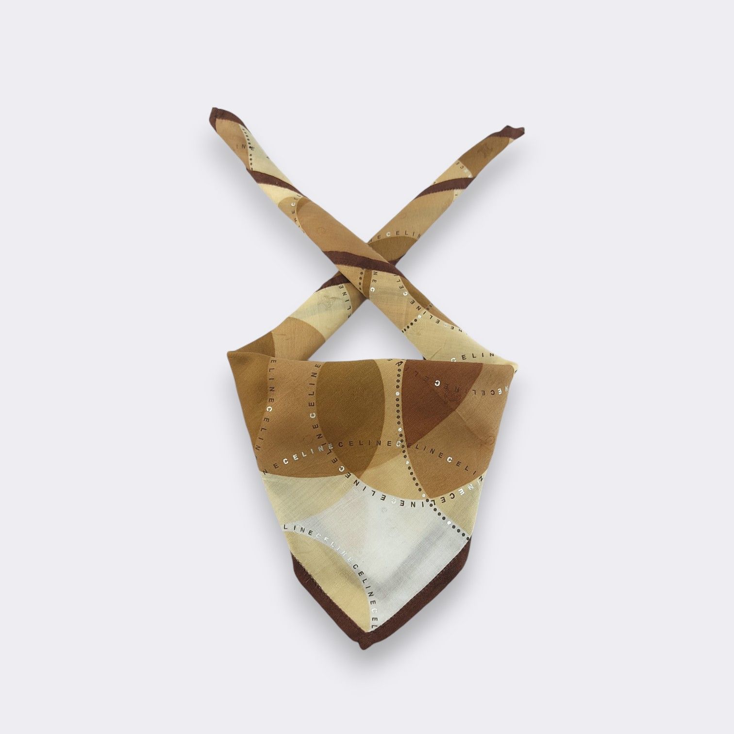 Celine Vintage Celine Handkerchief Neckerchief Bandana H117M Size ONE SIZE - 2 Thumbnail