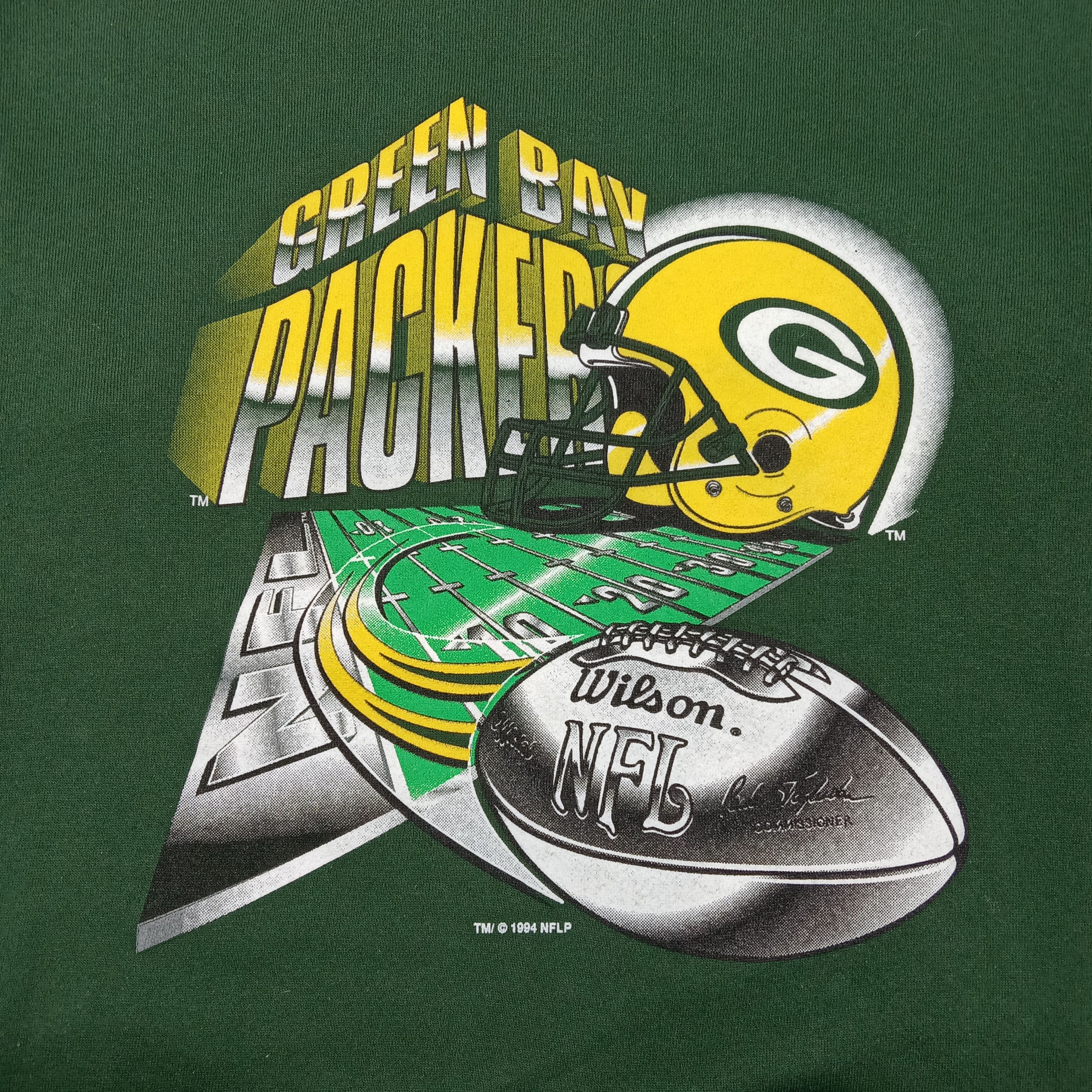 NFL 90's Green Bay Packers NFL Sweatshirt C270N6 Size US XL / EU 56 / 4 - 2 Thumbnail