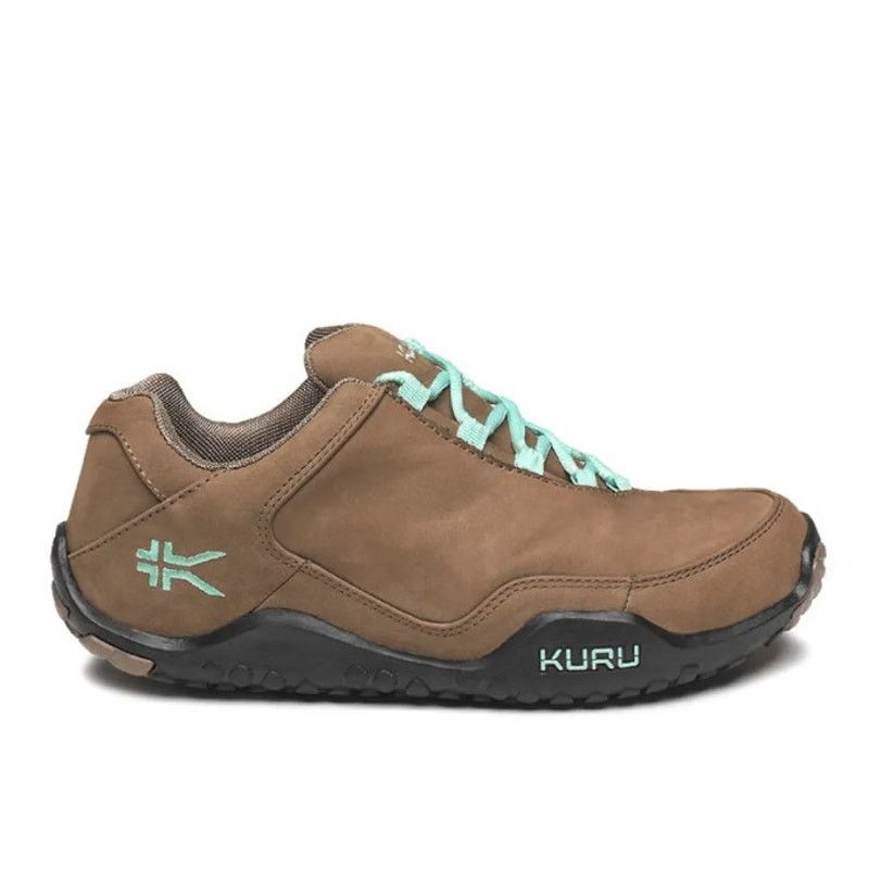 Kuru Chicane Wide Hiking Shoes Suede Leather Brown