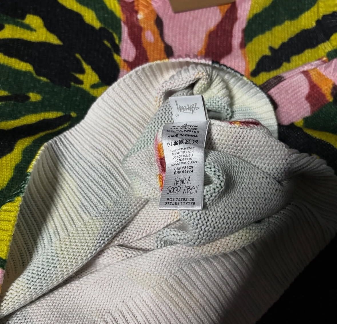 Stussy Stussy knit printed vest Size US S / EU 44-46 / 1 - 4 Thumbnail