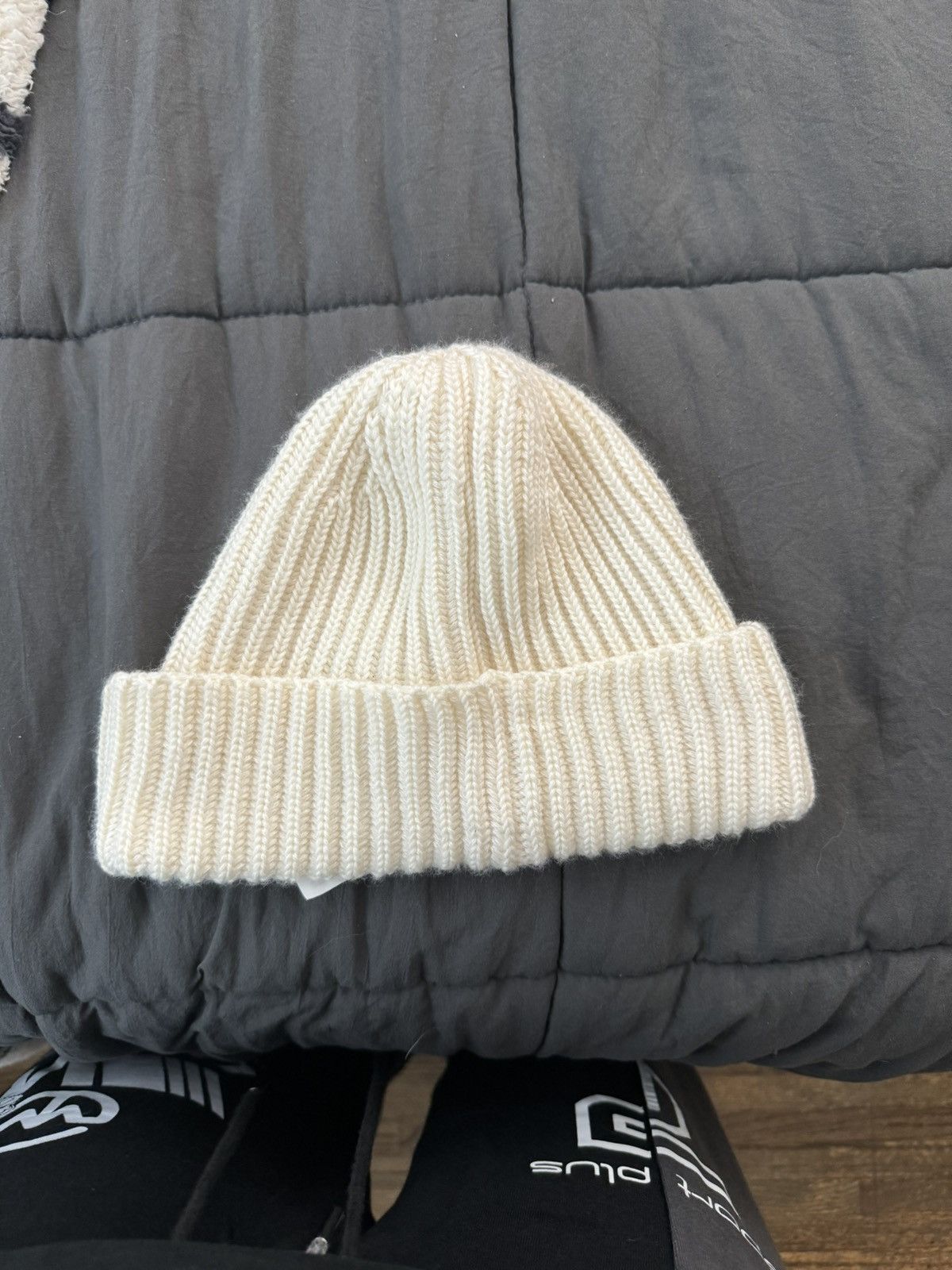 C.P. Company C.P Company Beanie Off-White Size ONE SIZE - 2 Thumbnail