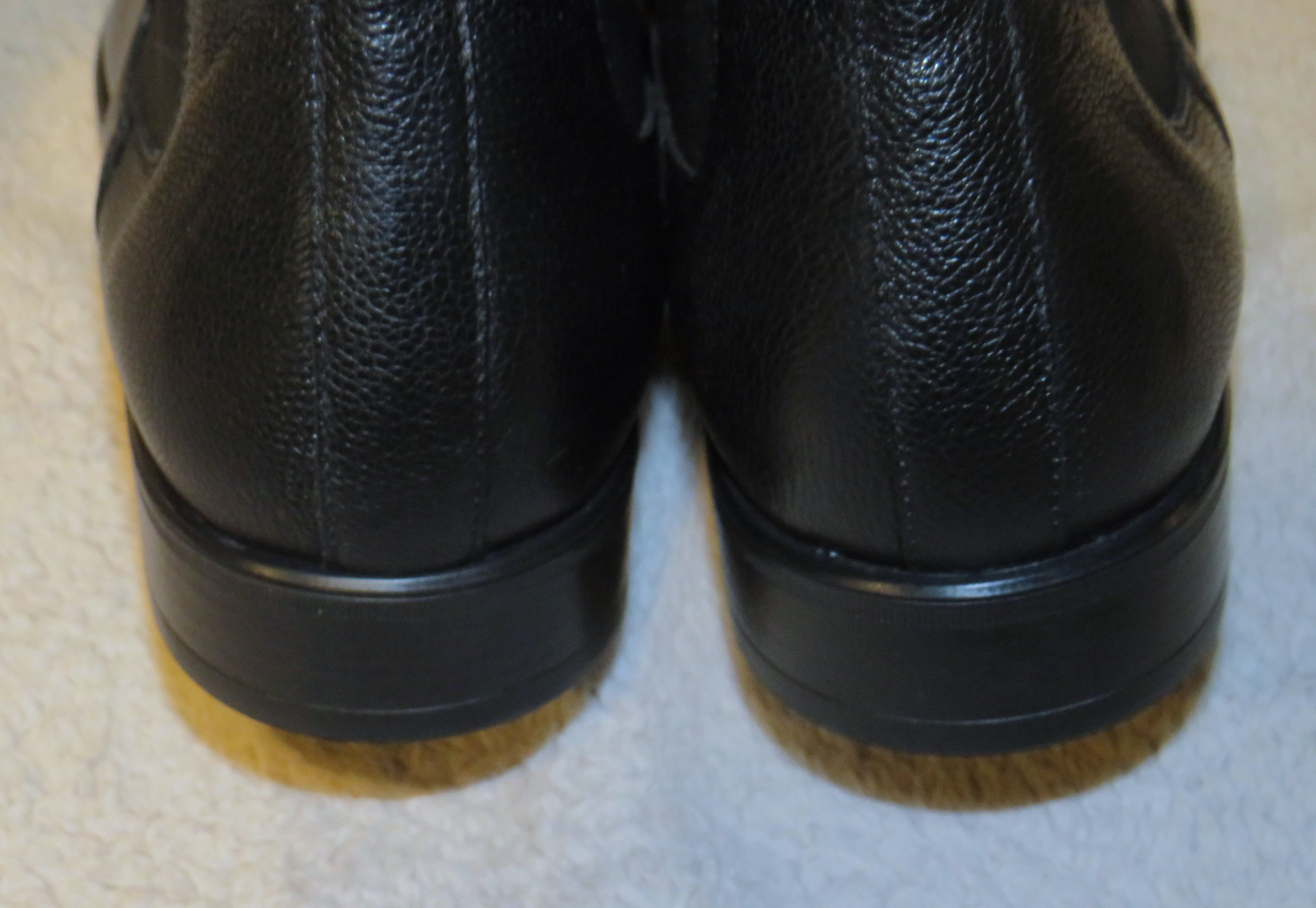 Tom Ford Robert Black Grain Leather Plain Toe Chelsea Boot 11 Size US 11 / EU 44 - 7 Thumbnail