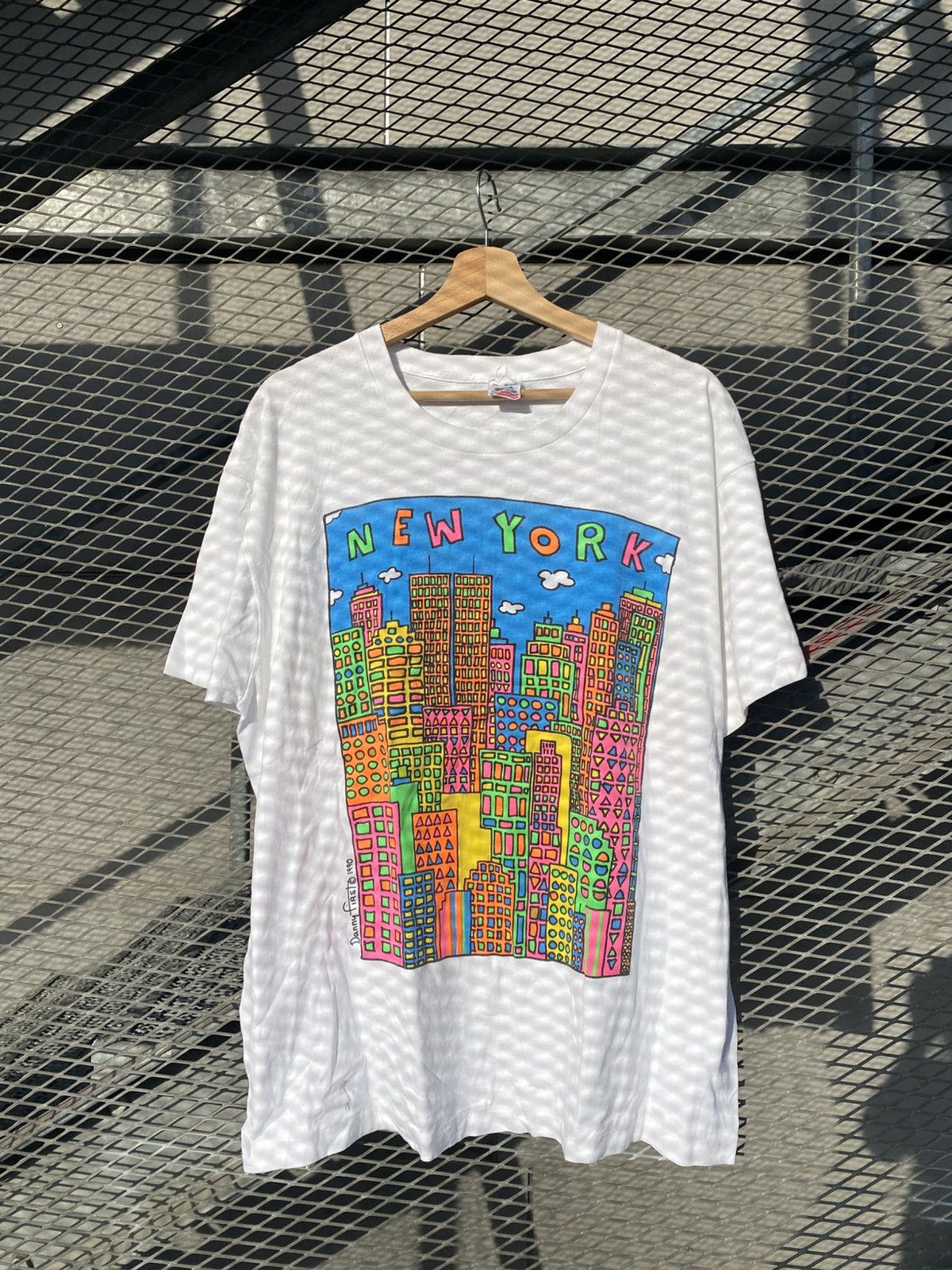 Art Comes First Vintage 1990 Danny First Dead Stock New York T-Shirt Size US XL / EU 56 / 4 - 1 Thumbnail