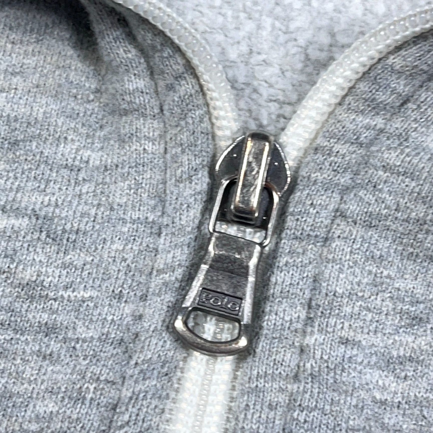 Polo Ralph Lauren VINTAGE Polo Ralph Lauren Jacket Men Medium Gray Full Zip Track Suit Sweatshirt Heather Size US L / EU 52-54 / 3 - 6 Thumbnail